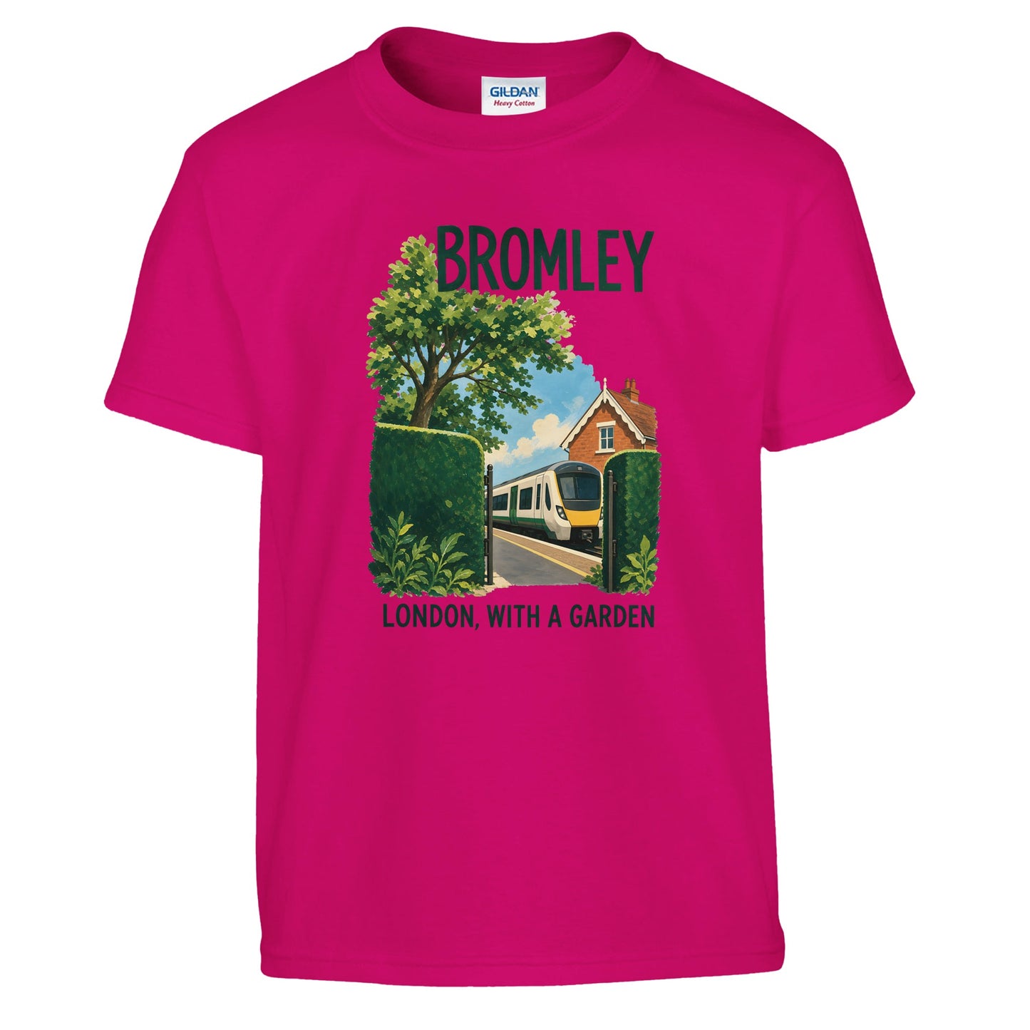 Bromley: London with a Garden Kids' T-shirt — product view 11