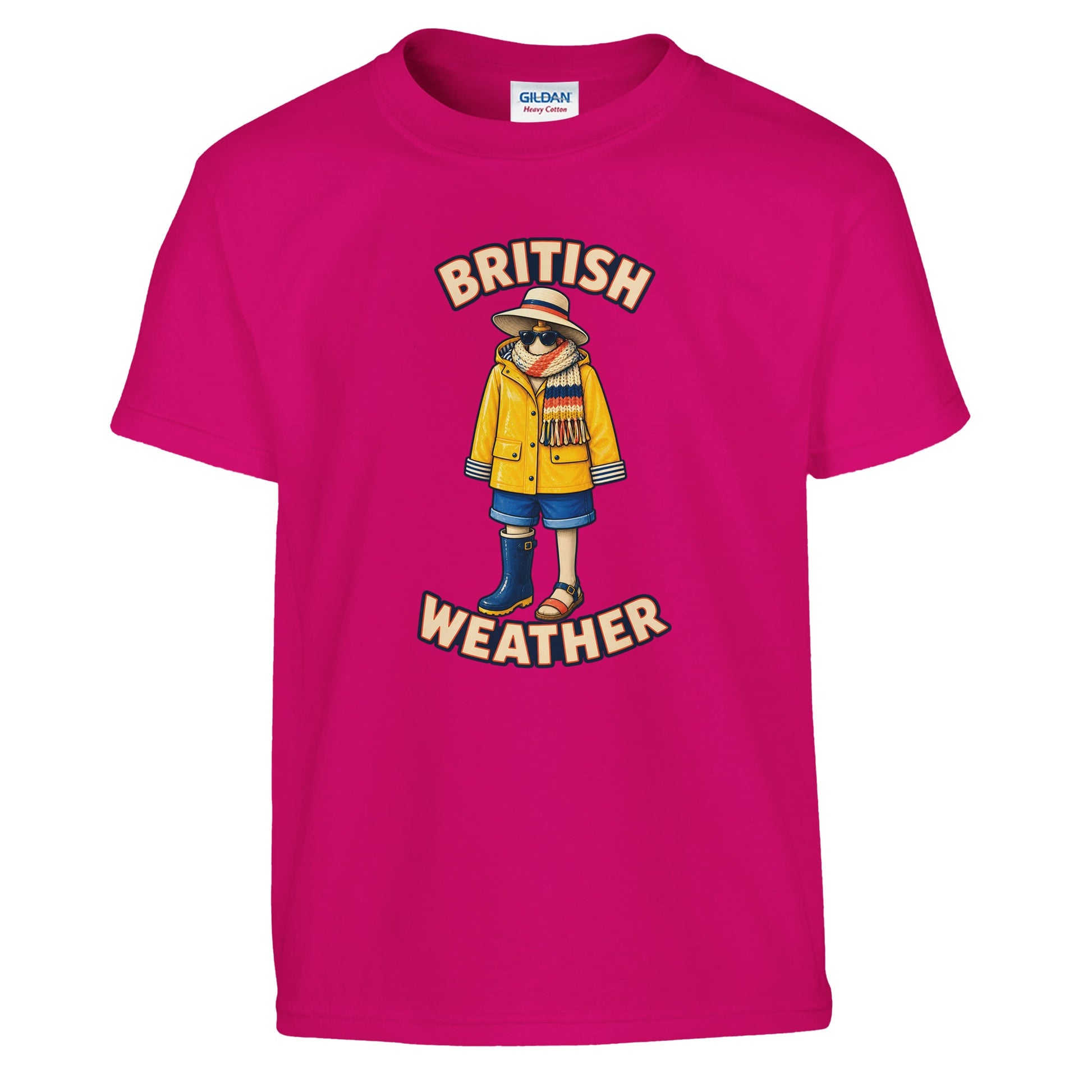 British Weather All-Weather Outfit Kids' T-shirt — product view 11
