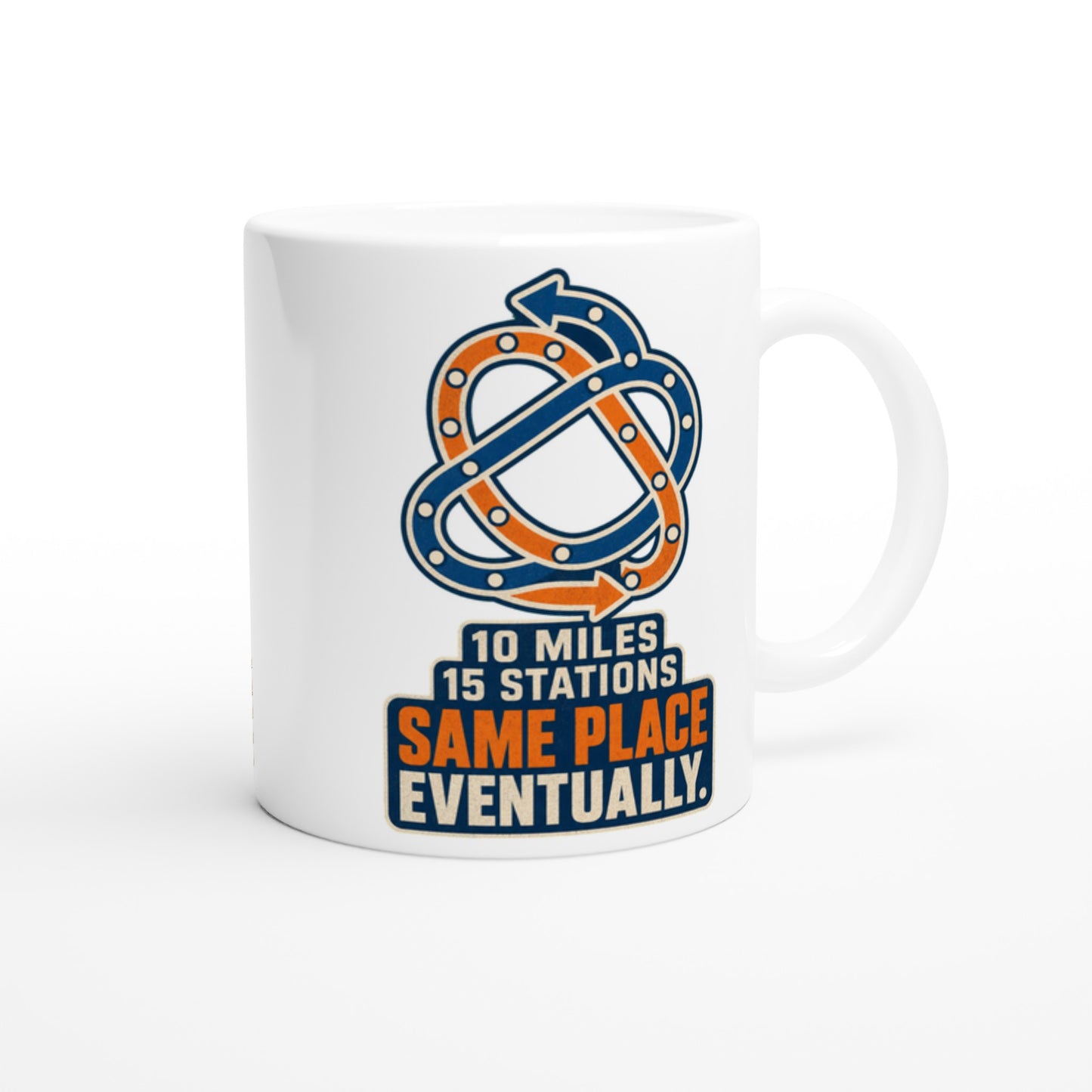 Glasgow Same Place Eventually Mug — product view 1