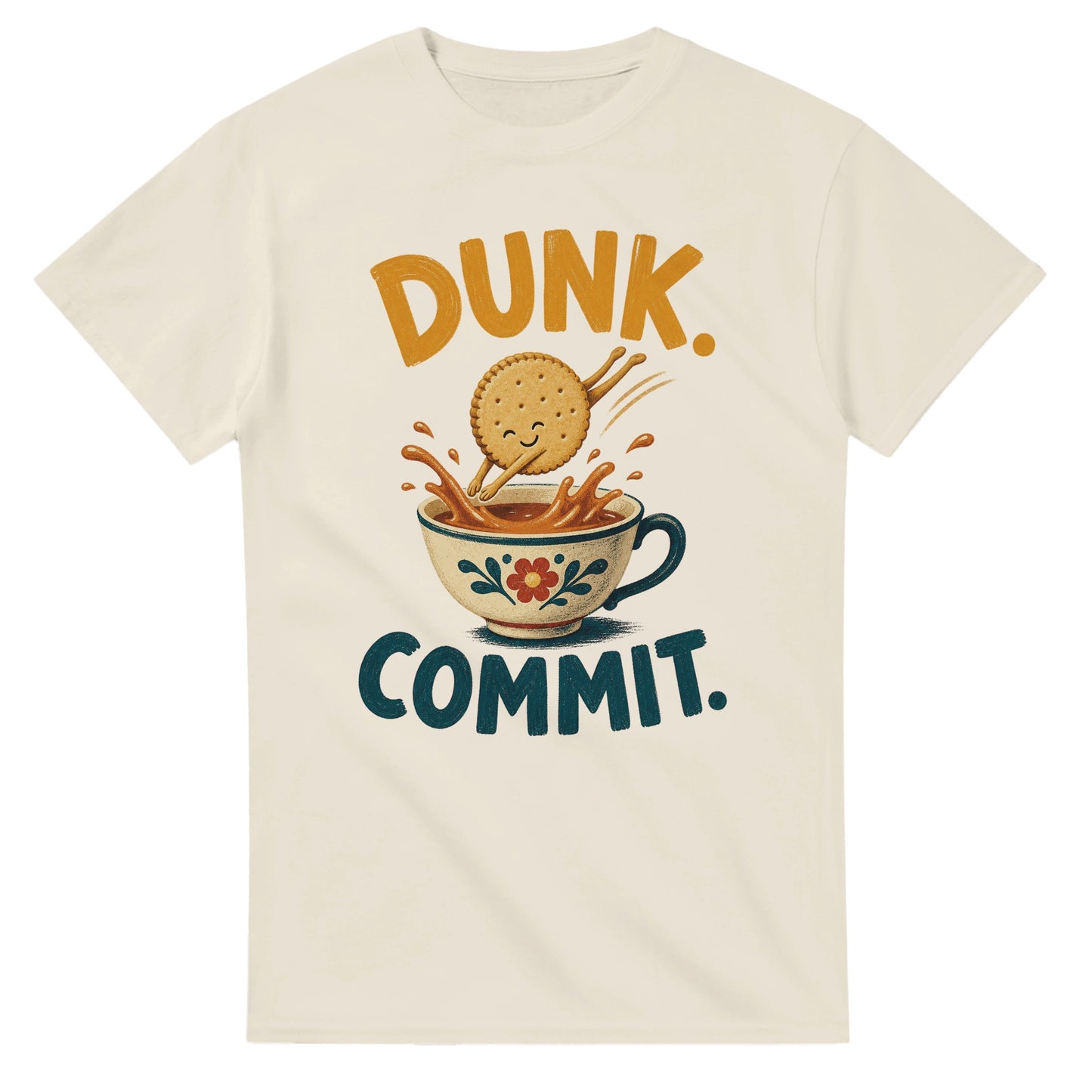 Dunk. Commit. Tea Biscuit Graphic T-shirt — product view 8
