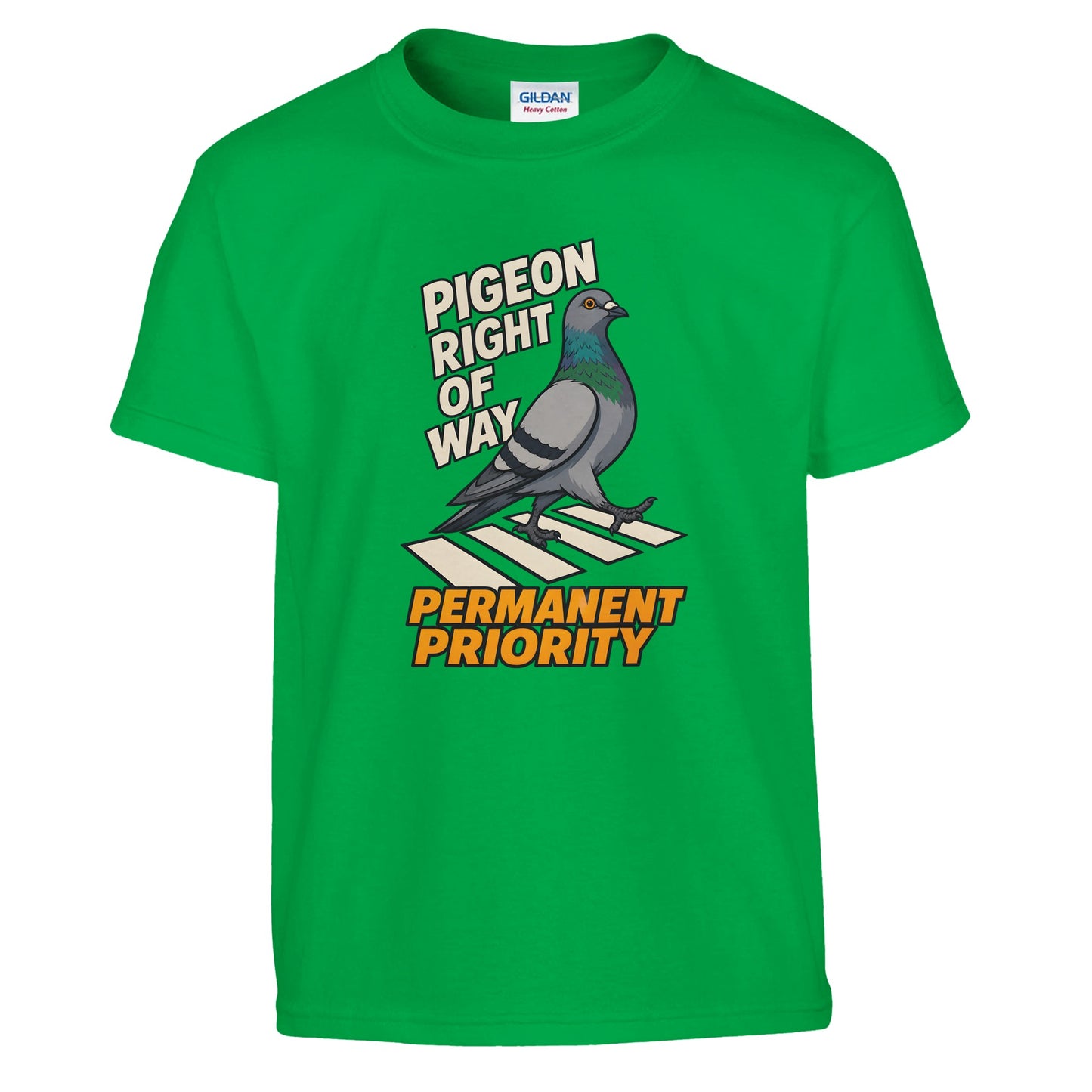 Pigeon Right of Way Kids' T-shirt — product view 8
