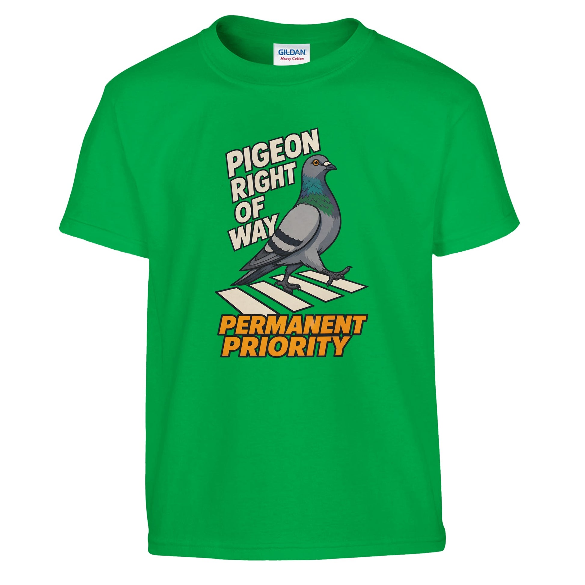 Pigeon Right of Way Kids' T-shirt — product view 8