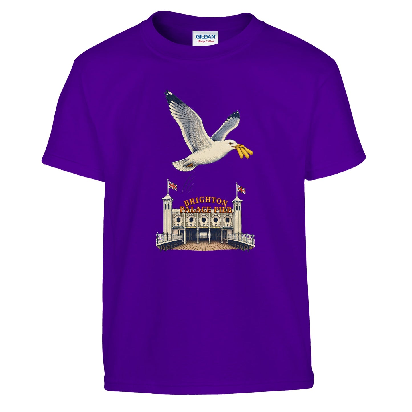 Brighton Palace Pier Chip Heist Kids' T-shirt — product view 6