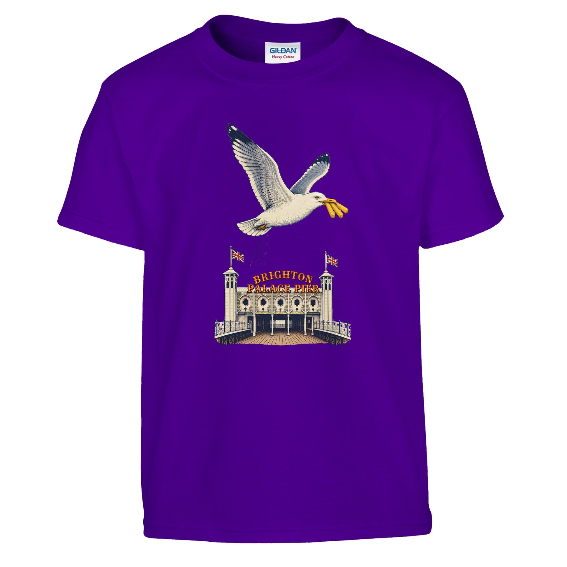 Brighton Palace Pier Chip Heist Kids' T-shirt — product view 6