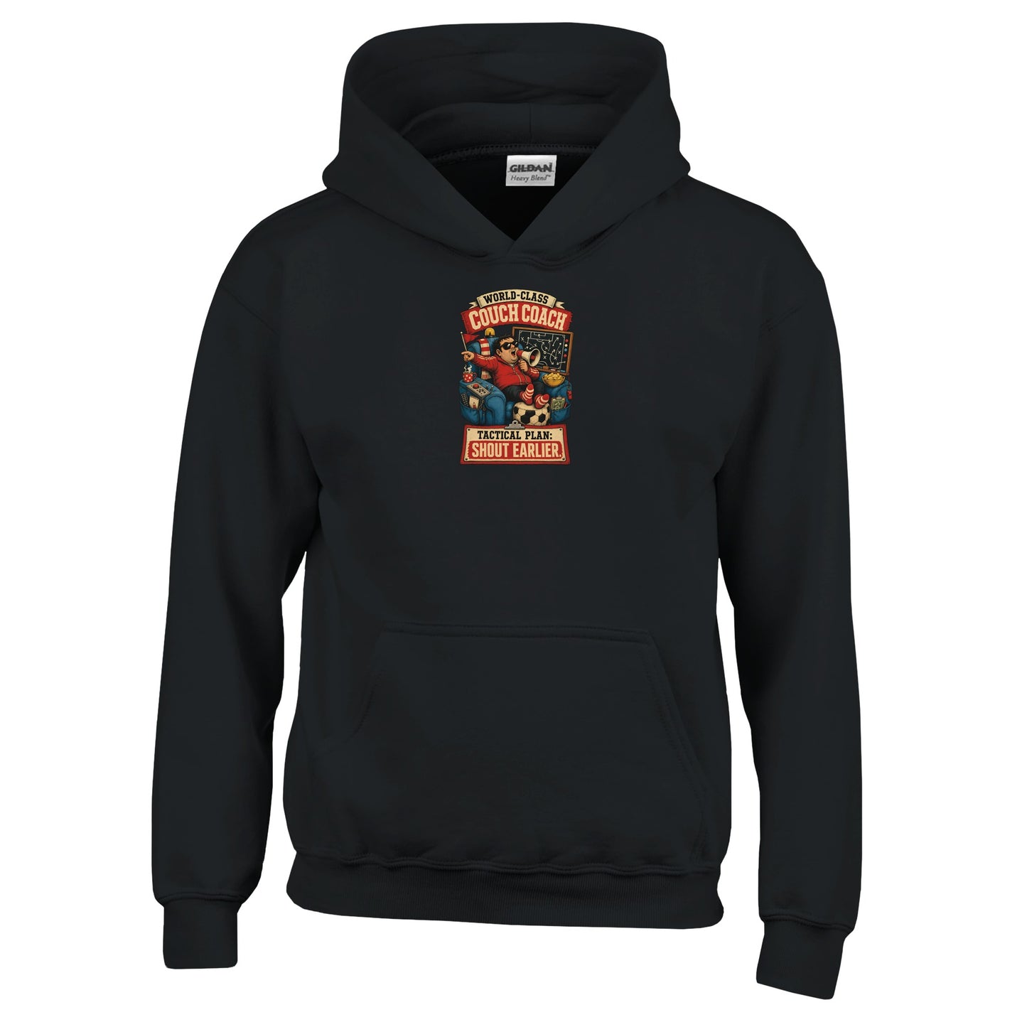 World-Class Couch Coach Kids' Hoodie — product view 3