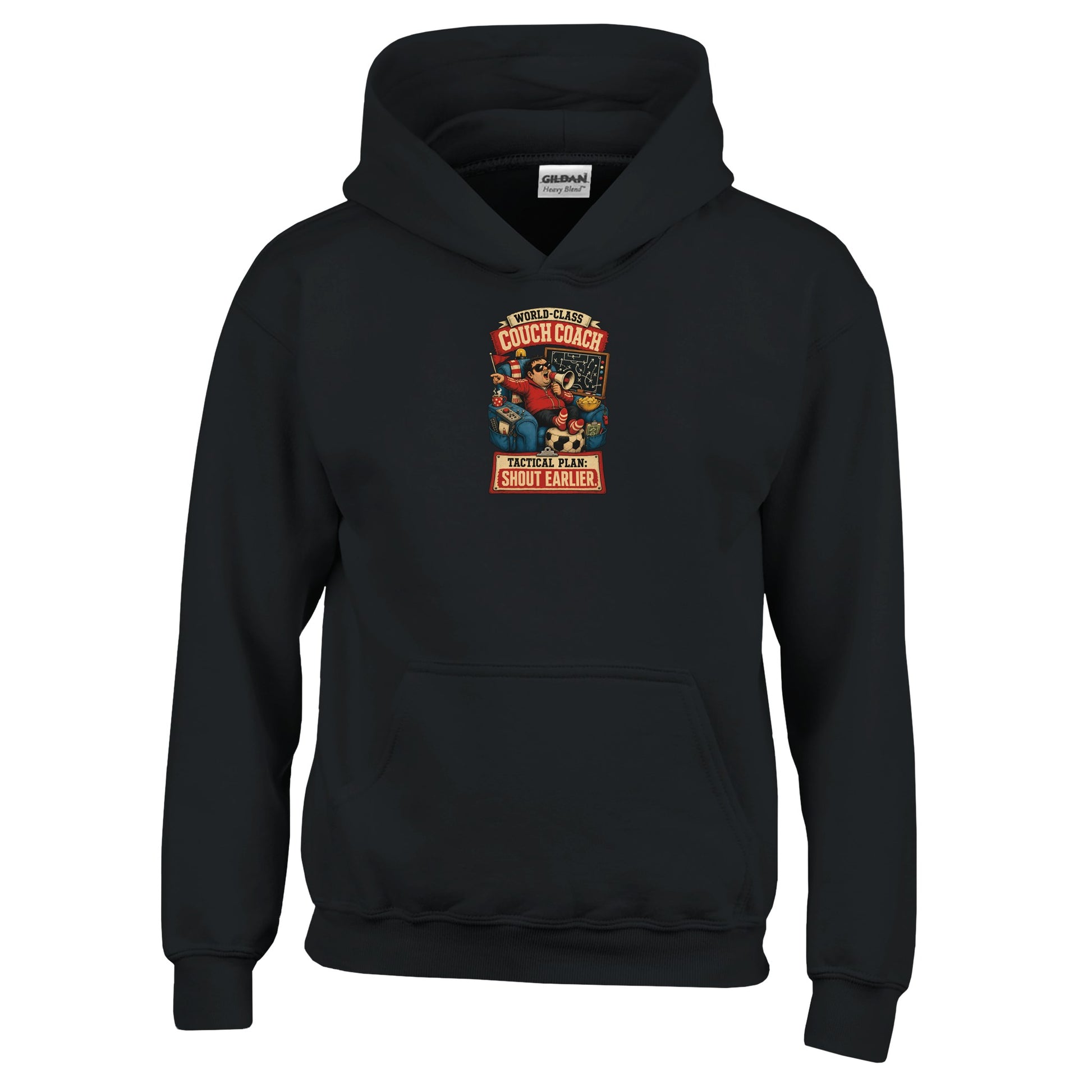 World-Class Couch Coach Kids' Hoodie — product view 3