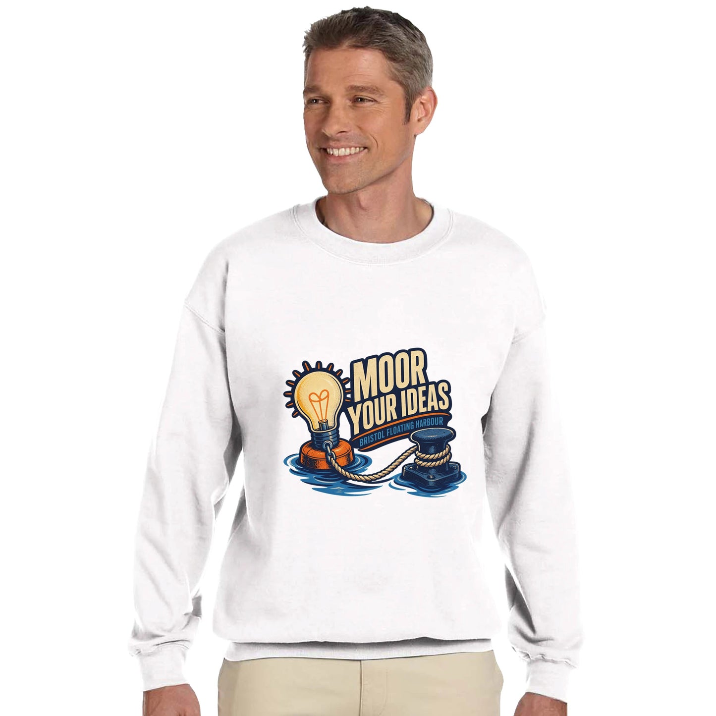 Moor Your Ideas – Bristol Floating Harbour Sweatshirt — product view 3