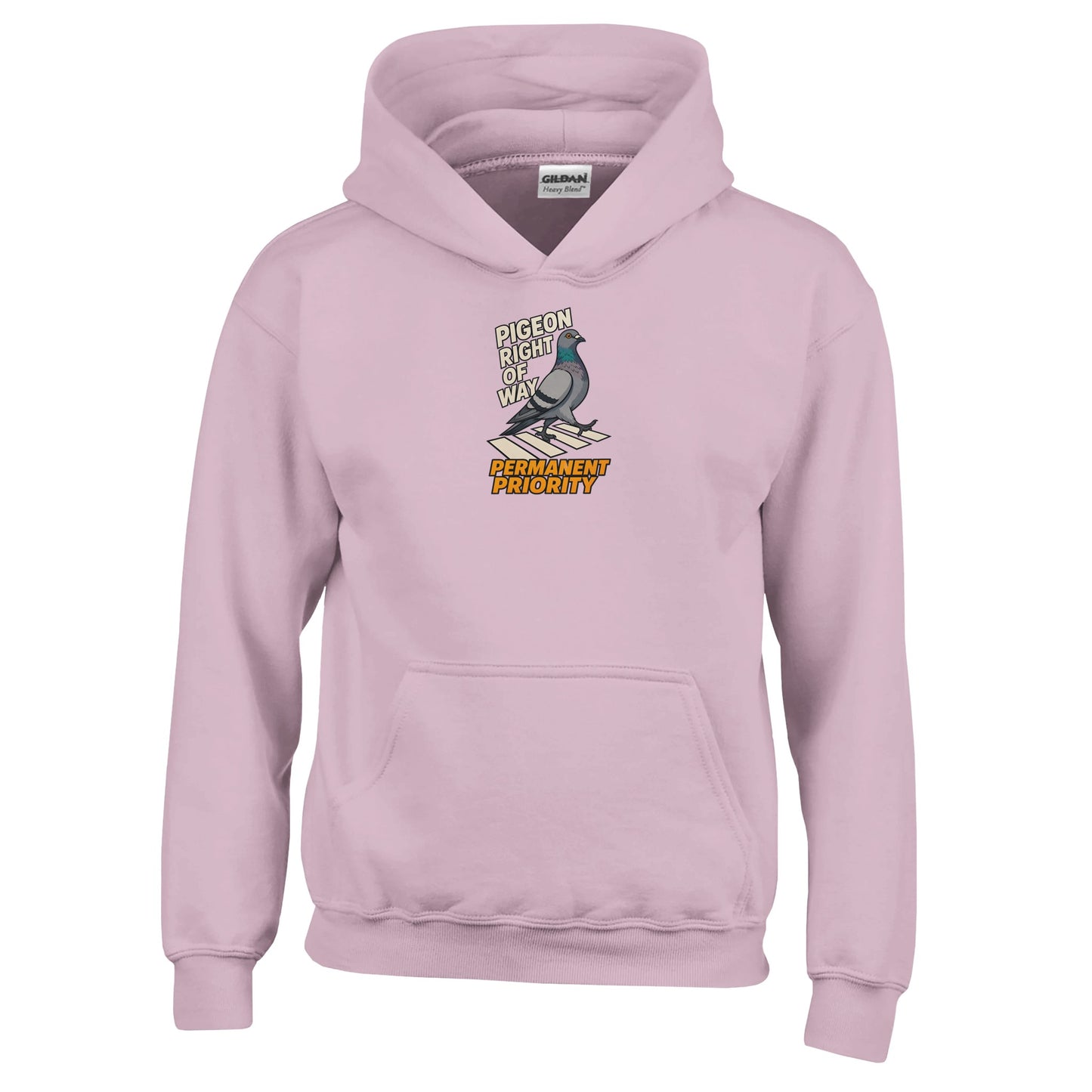 Pigeon Right of Way Kids' Hoodie — product view 5