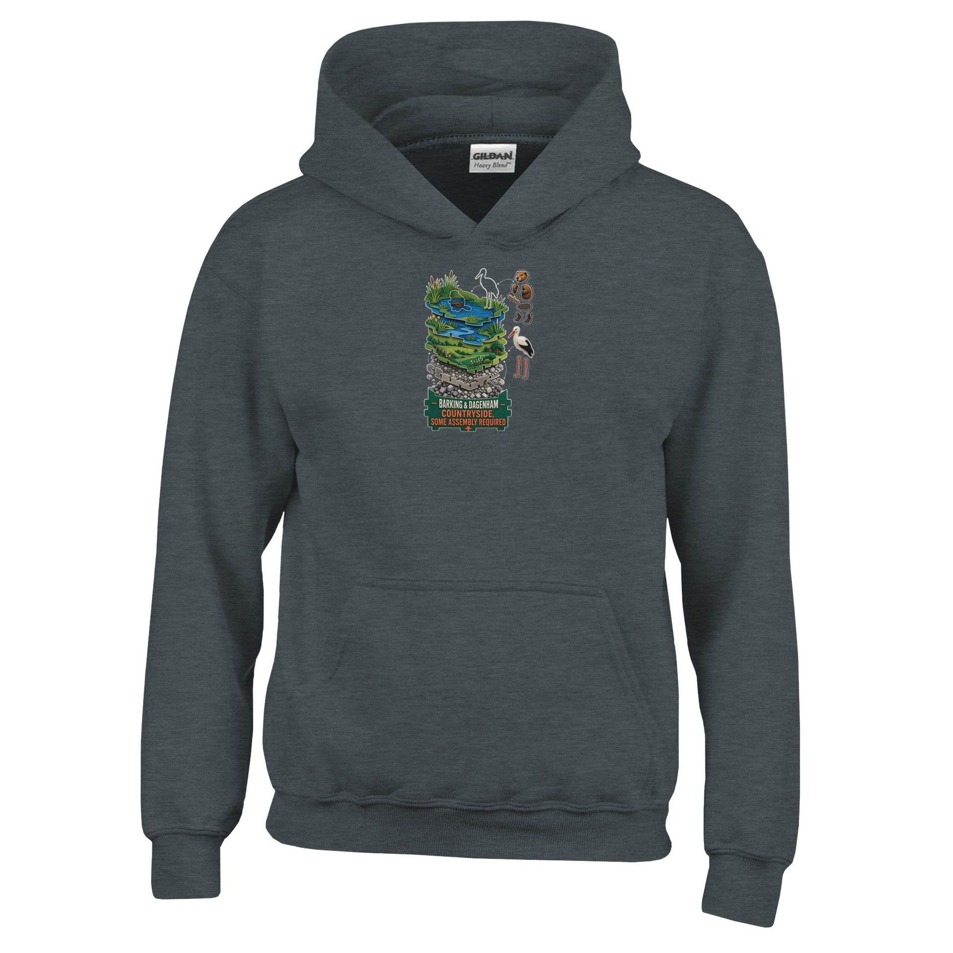 Barking & Dagenham Countryside Kids' Hoodie — product view 9