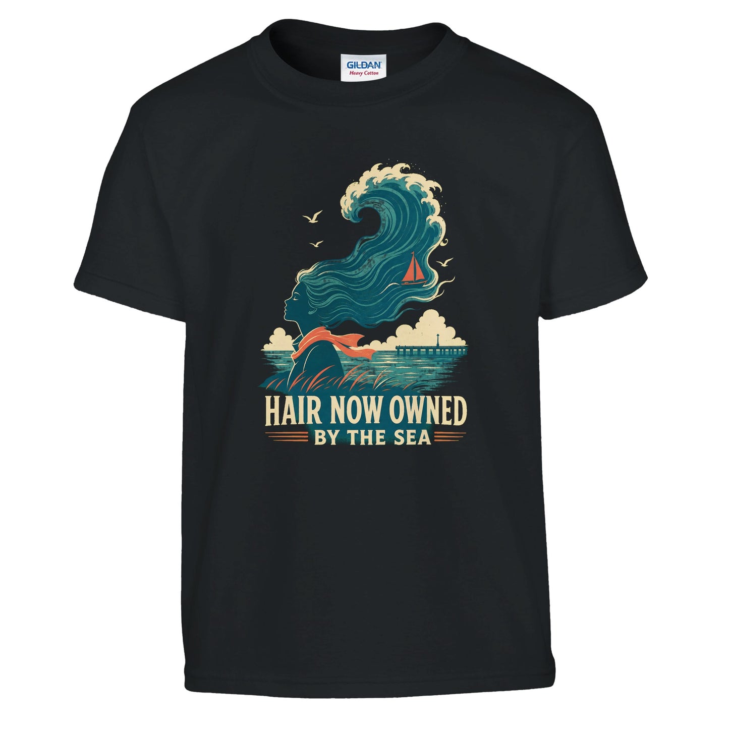 Hair Now Owned by the Sea Kids' T-shirt — product view 2