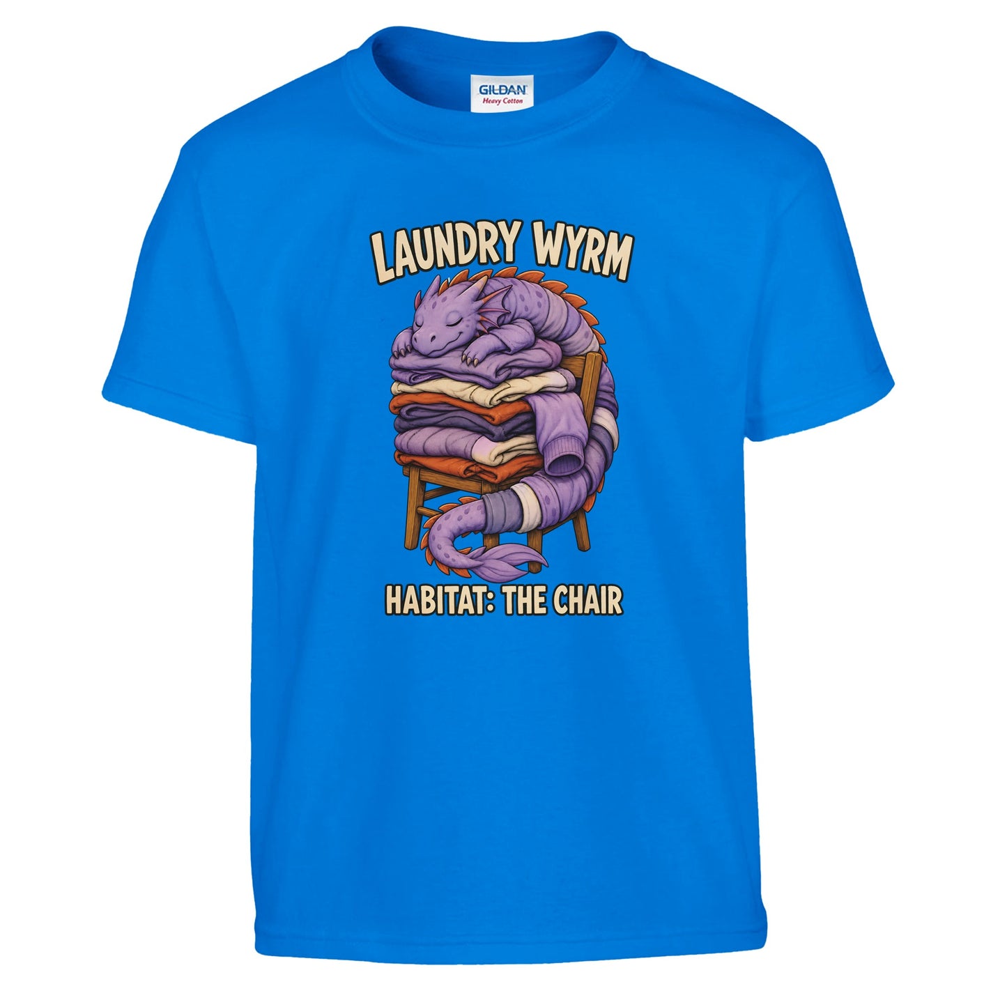 Laundry Wyrm – Habitat: The Chair Kids' T-shirt — product view 14