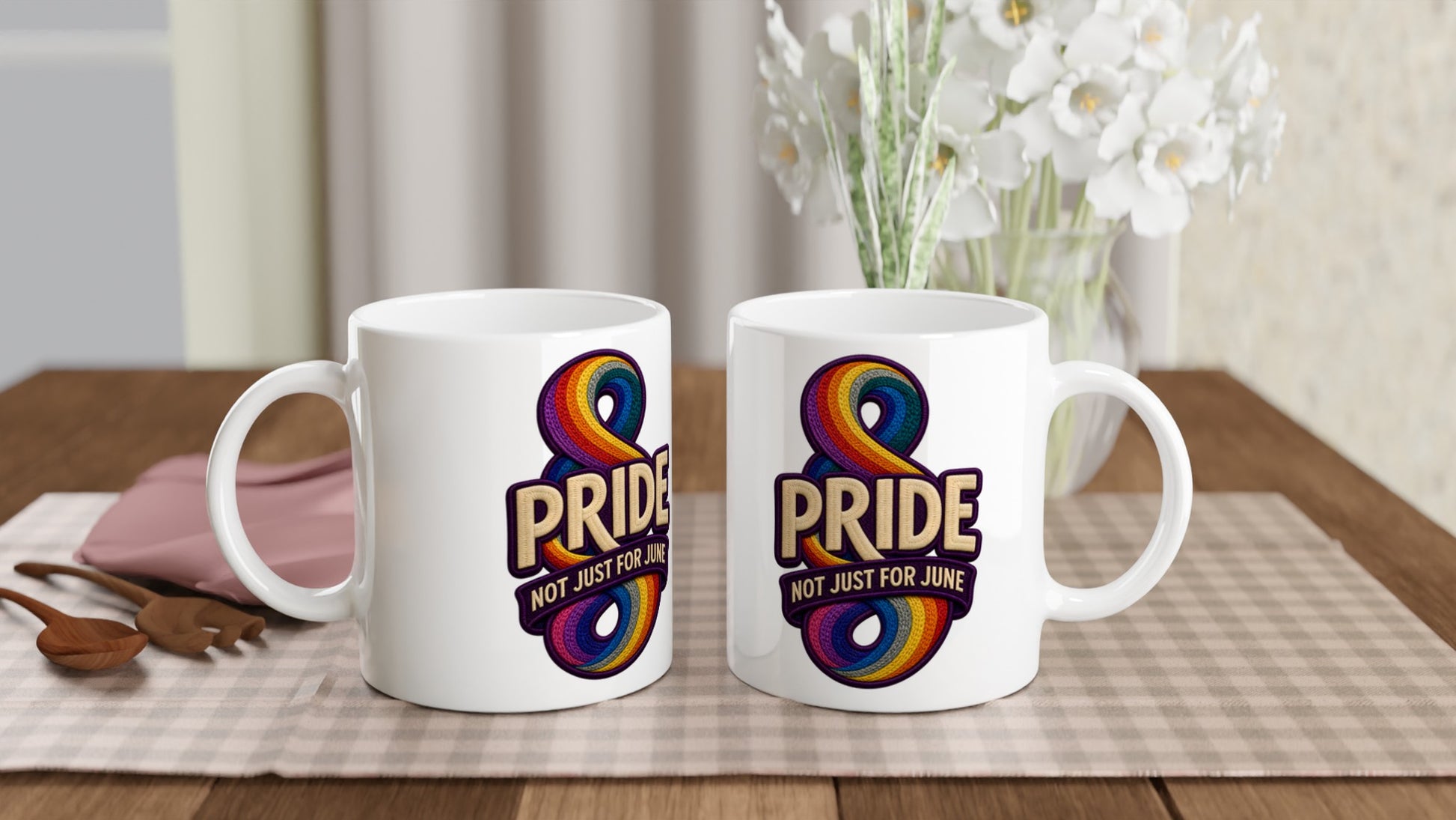 Pride: Not Just for June Mug — product view 4