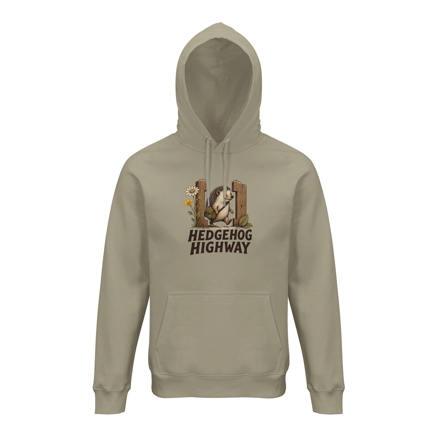 Hedgehog Highway Garden Graphic Hoodie — product view 3