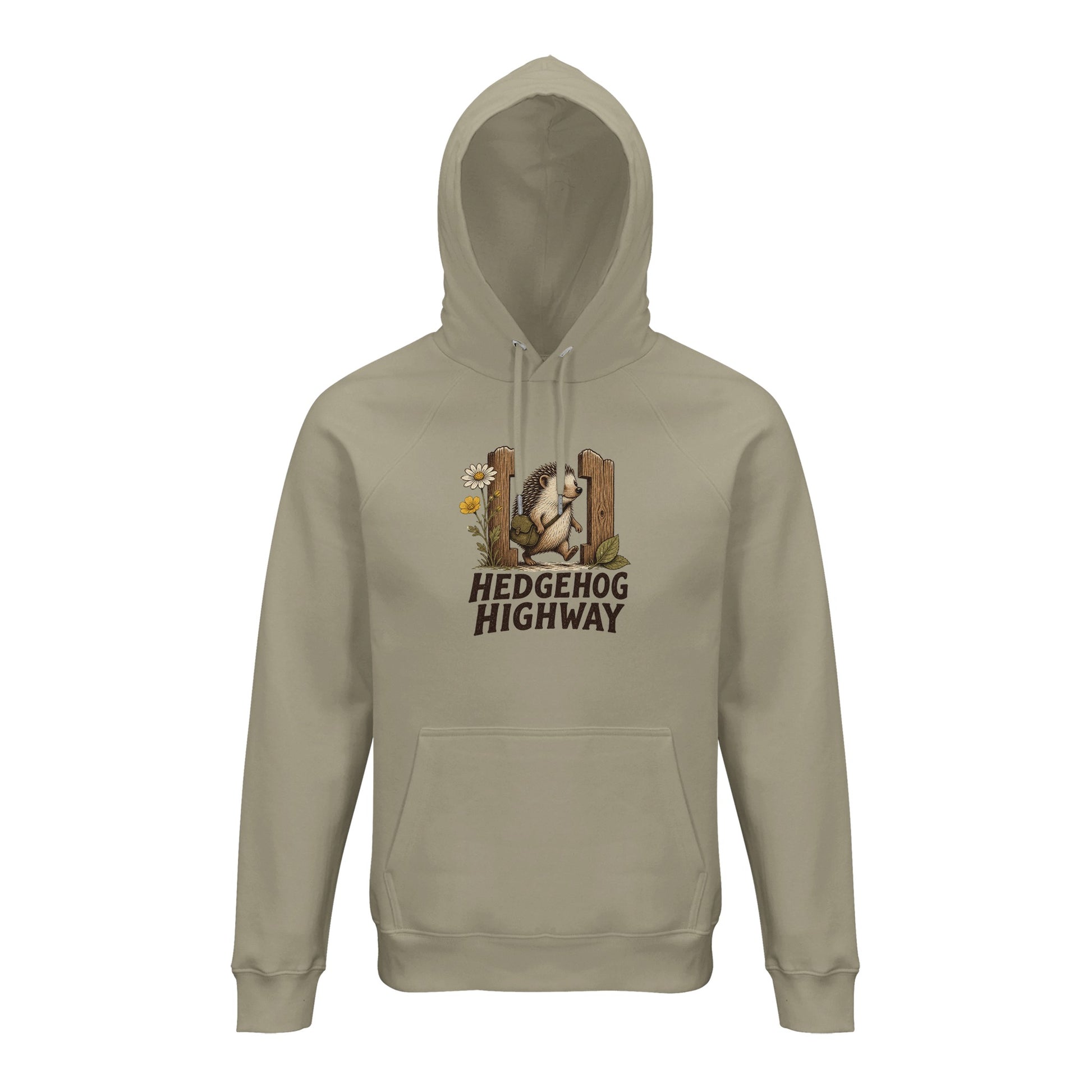 Hedgehog Highway Garden Graphic Hoodie — product view 3