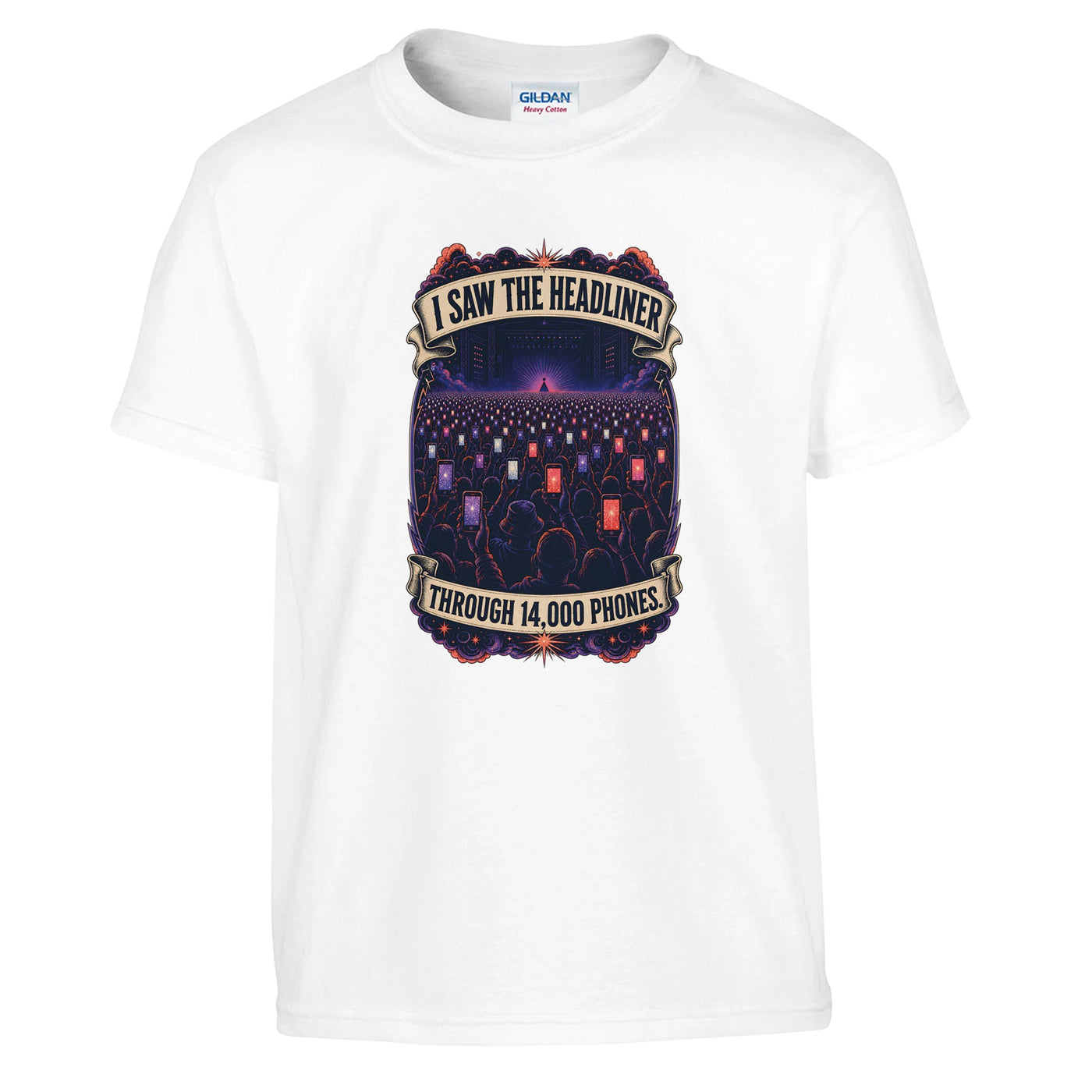 The Headliner Through 14,000 Phones Kids' T-shirt