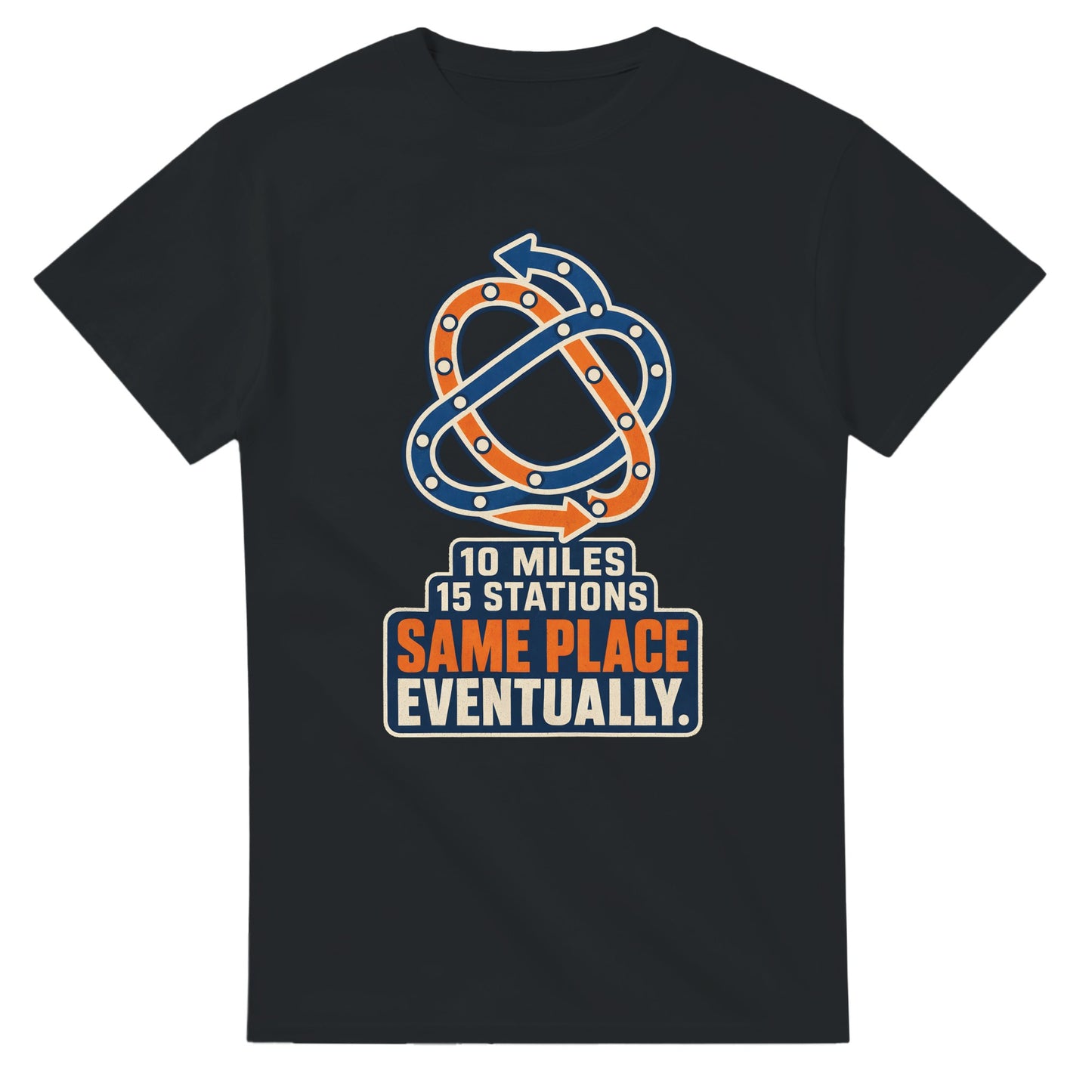 Glasgow Same Place Eventually T-shirt — product view 10