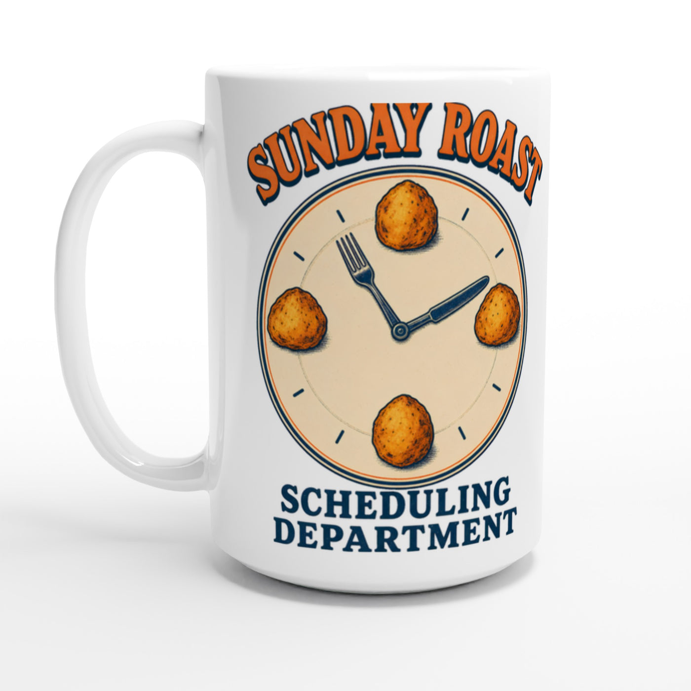 Sunday Roast Scheduling Department Large Mug