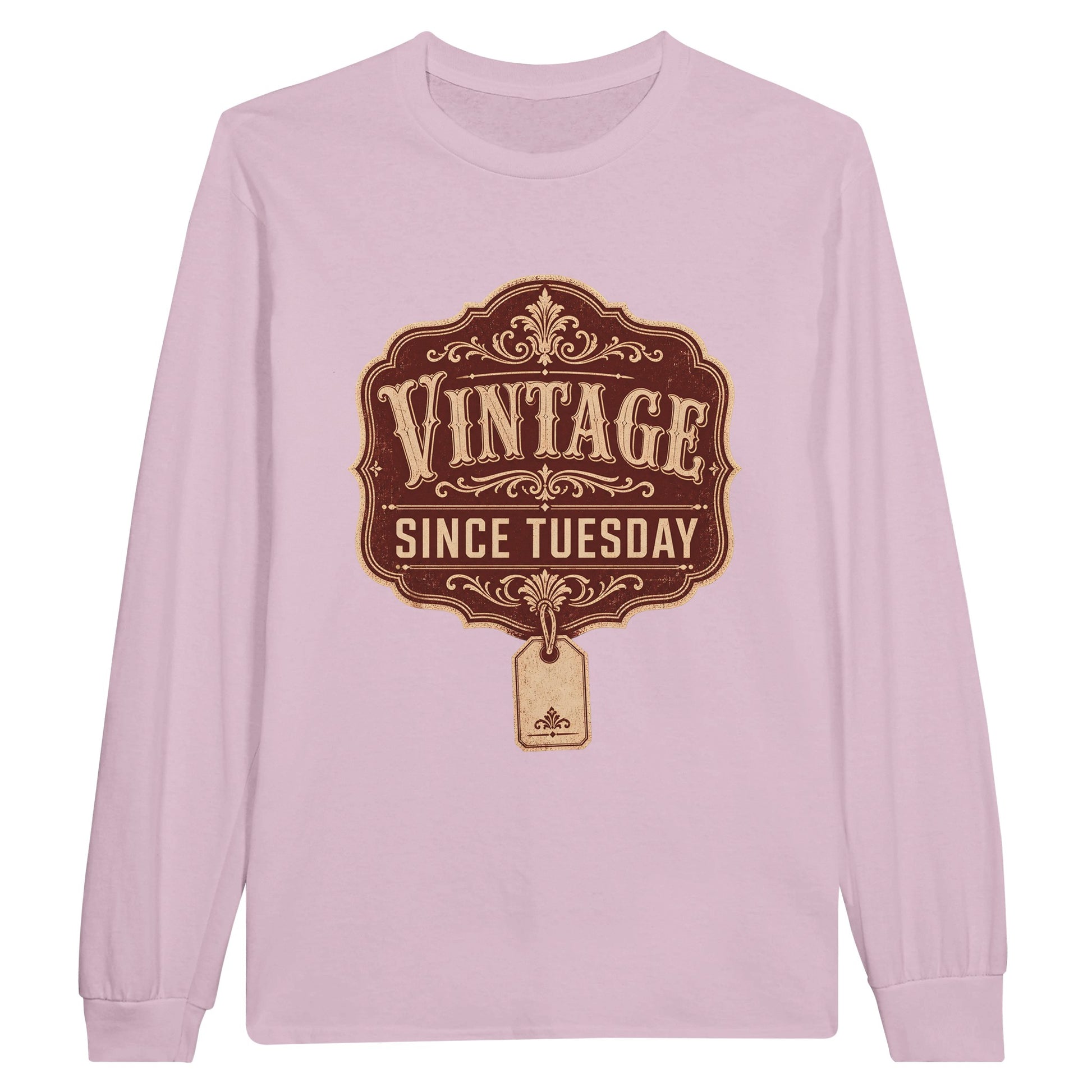 Vintage Since Tuesday T-shirt Long-Sleeve T-shirt — product view 5
