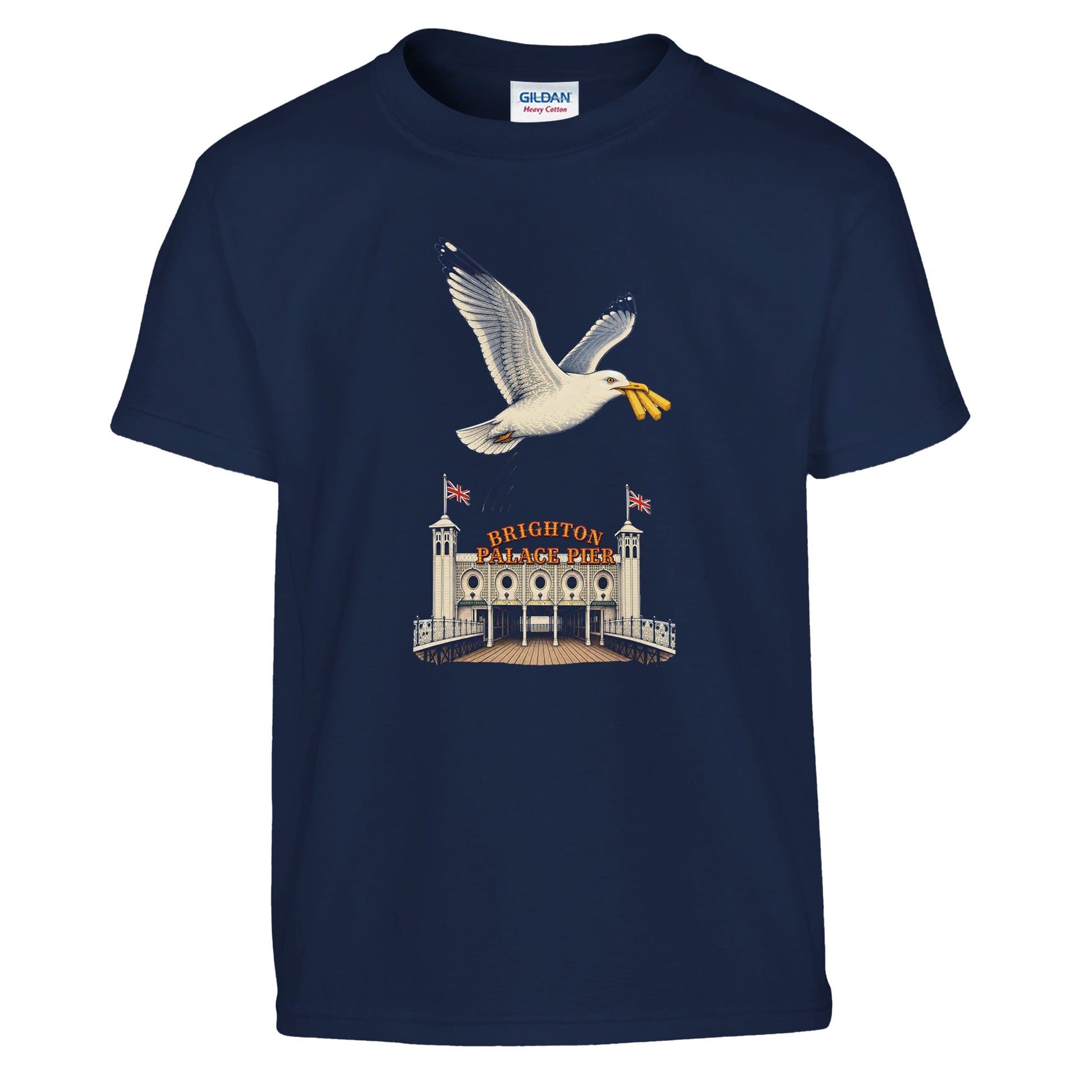 Brighton Palace Pier Chip Heist Kids' T-shirt — product view 7