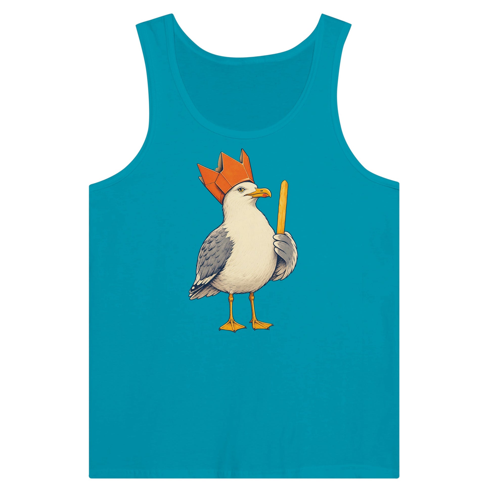 The Chip Crown Gull Premium Unisex Tank Top — product view 2