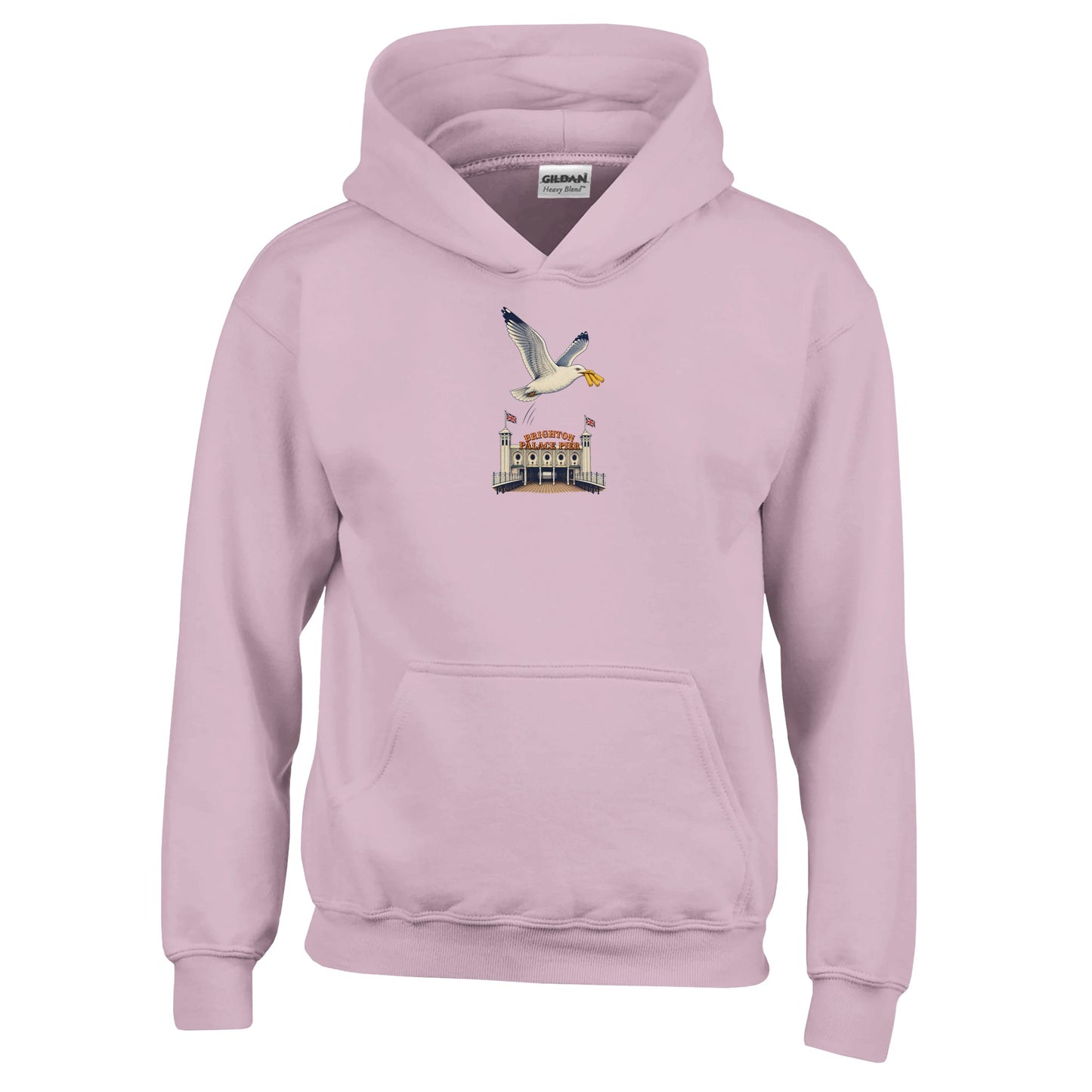 Brighton Palace Pier Chip Heist Kids' Hoodie — product view 5