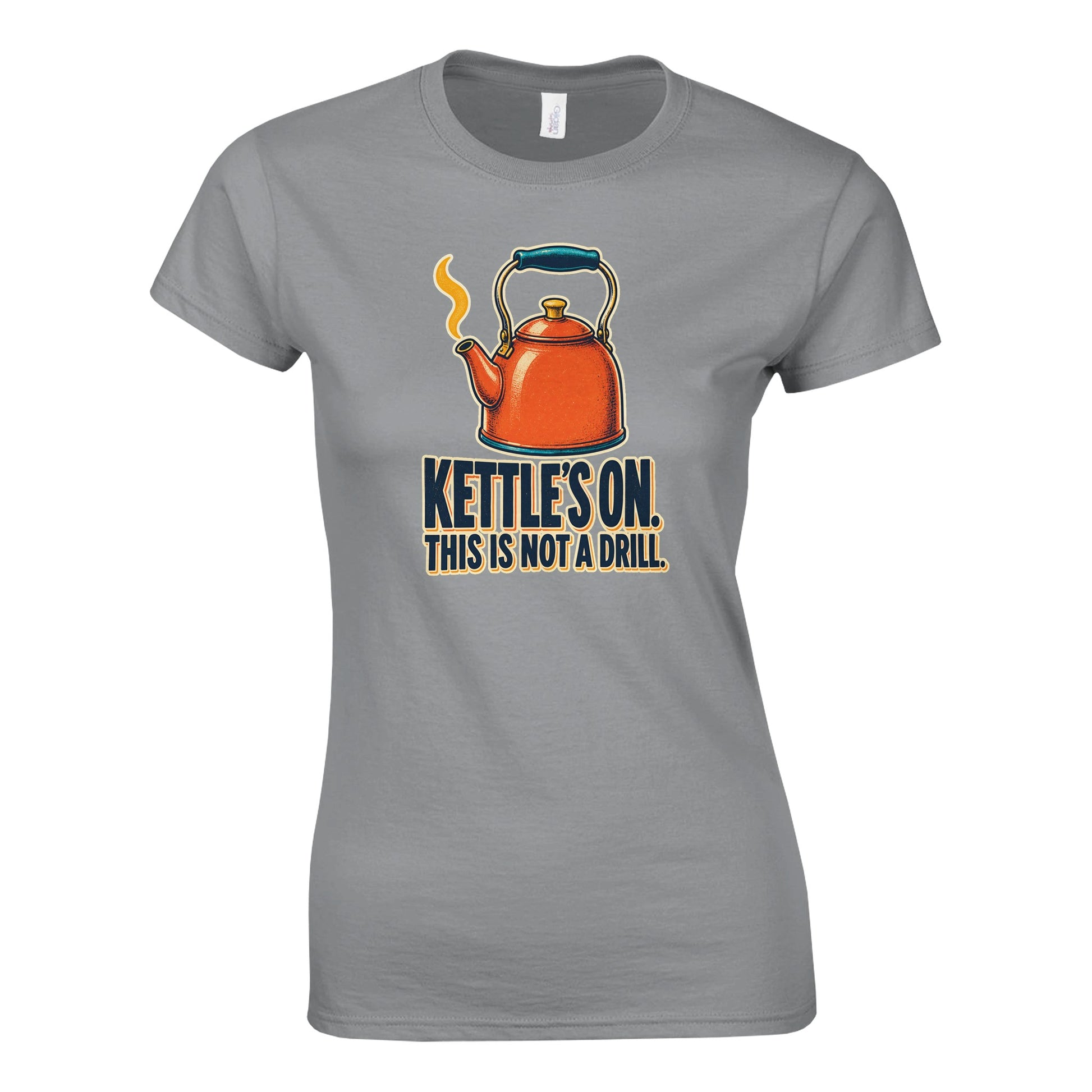 Kettle's On – This Is Not a Drill Women's T-shirt — product view 10