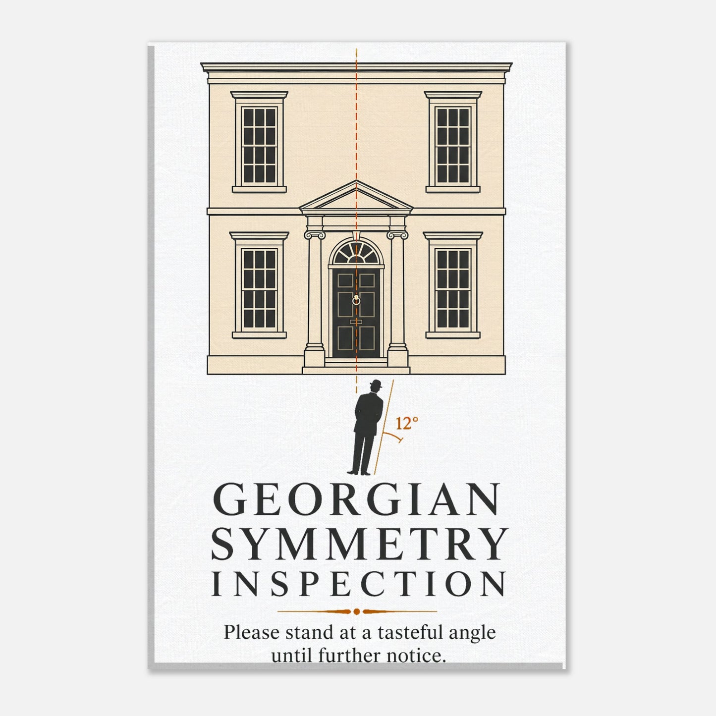 Georgian Symmetry Inspection — Bath Canvas — product view 3