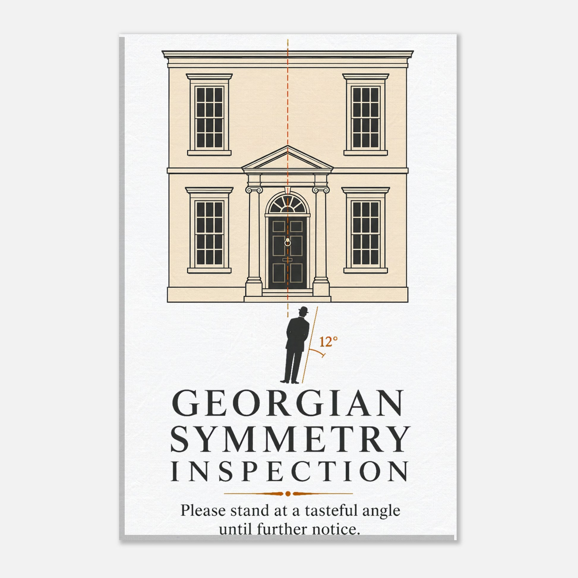 Georgian Symmetry Inspection — Bath Canvas — product view 1