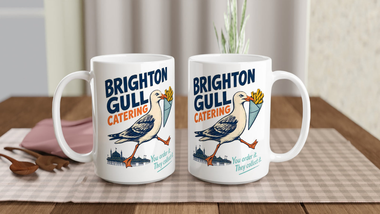 Brighton Gull Catering - You Order It, They Collect It Large Mug — product view 5