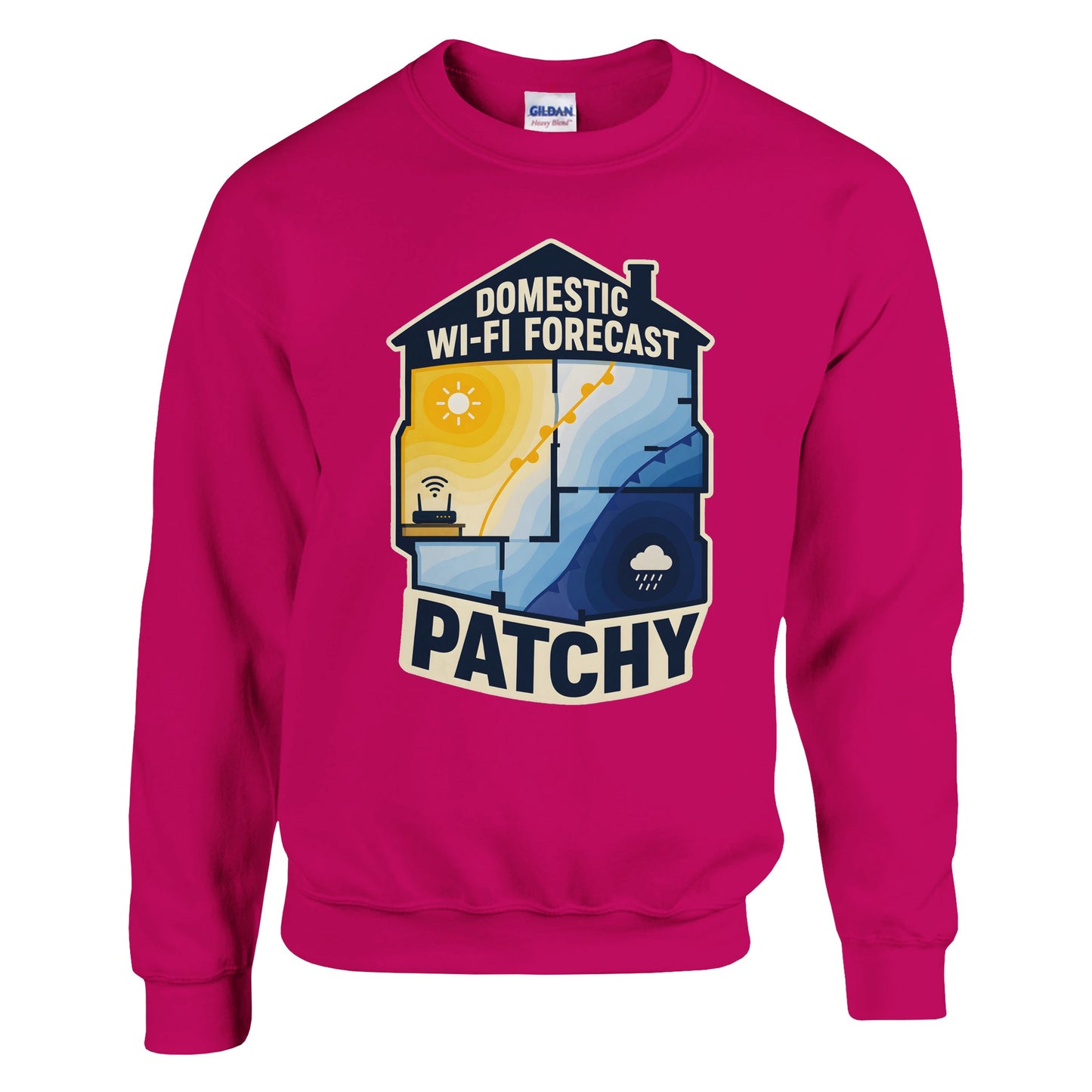 Domestic Wi-Fi Forecast Patchy Sweatshirt — product view 2