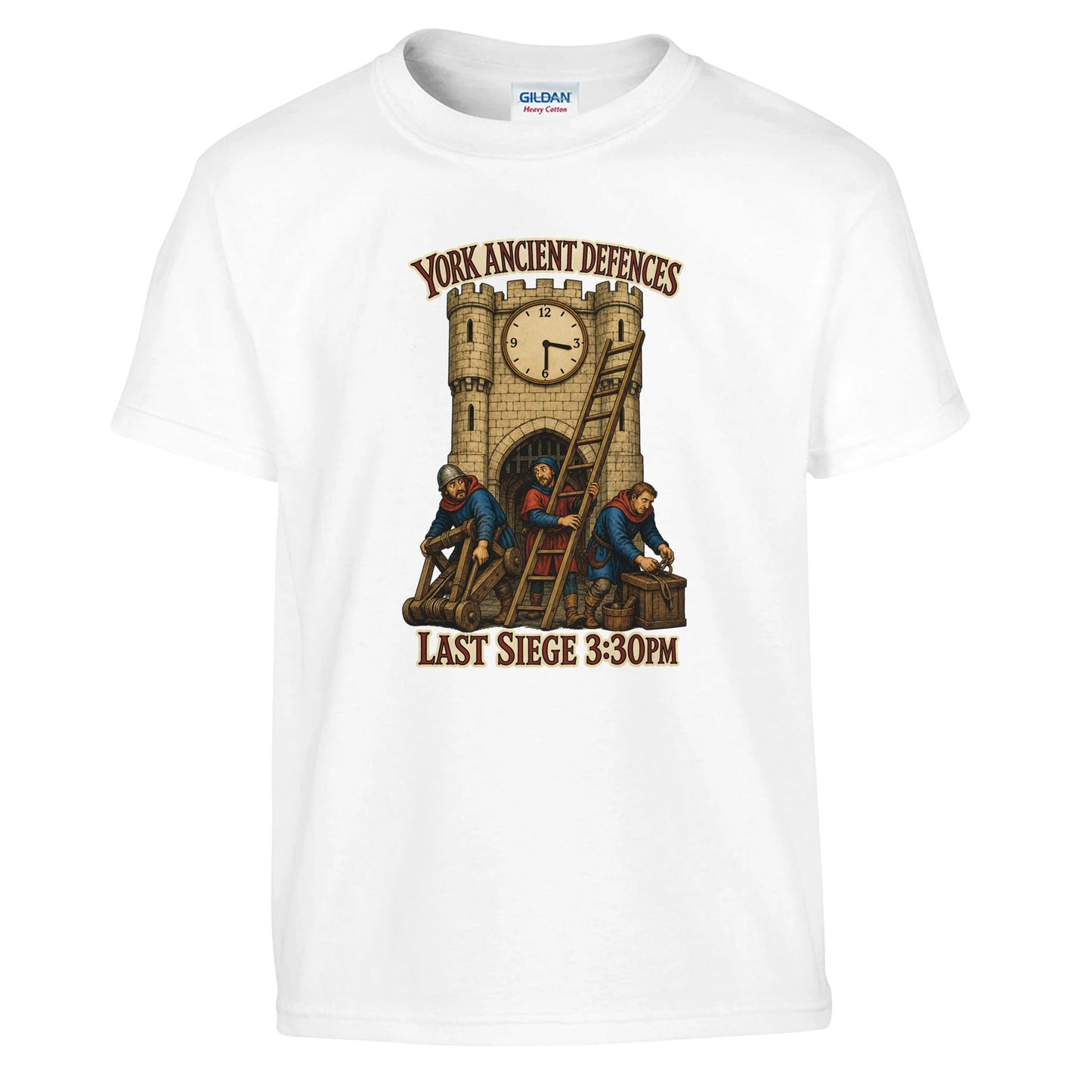 York Ancient Defences – Last Siege 3:30pm Kids' T-shirt — product view 1