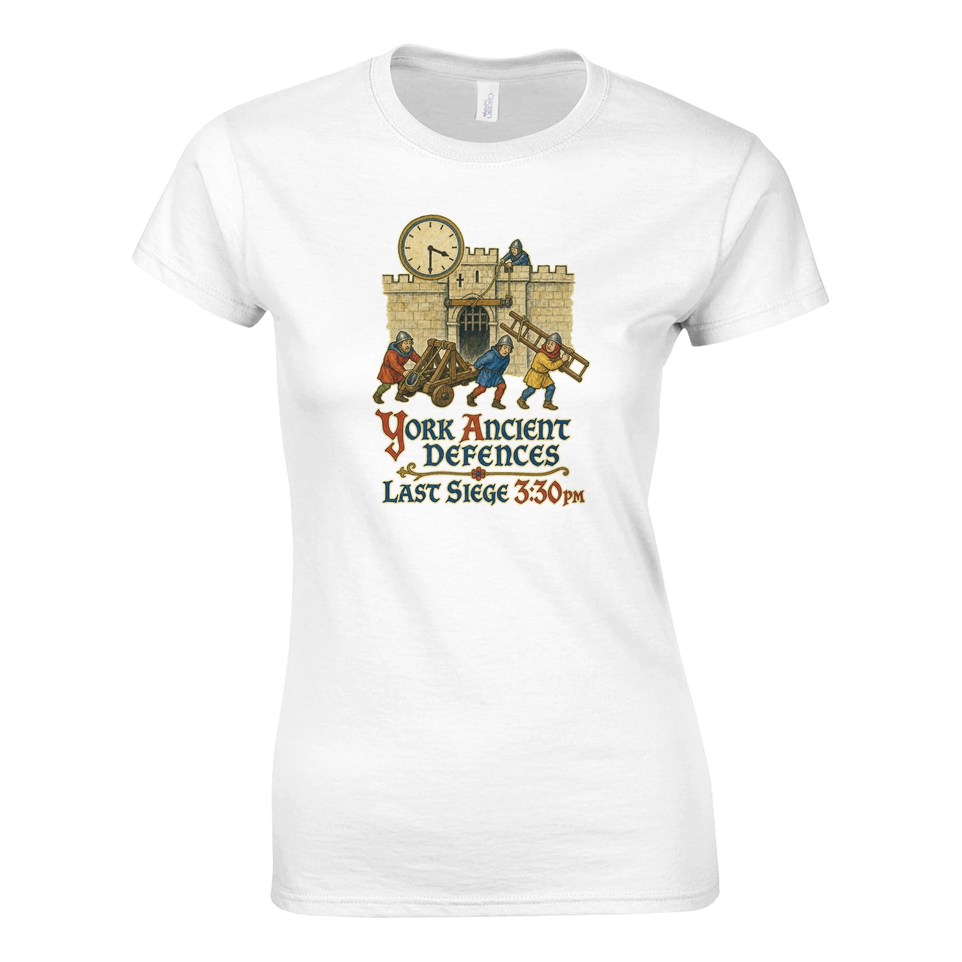 York Ancient Defences – Last Siege 3:30pm Women's T-shirt — product view 1