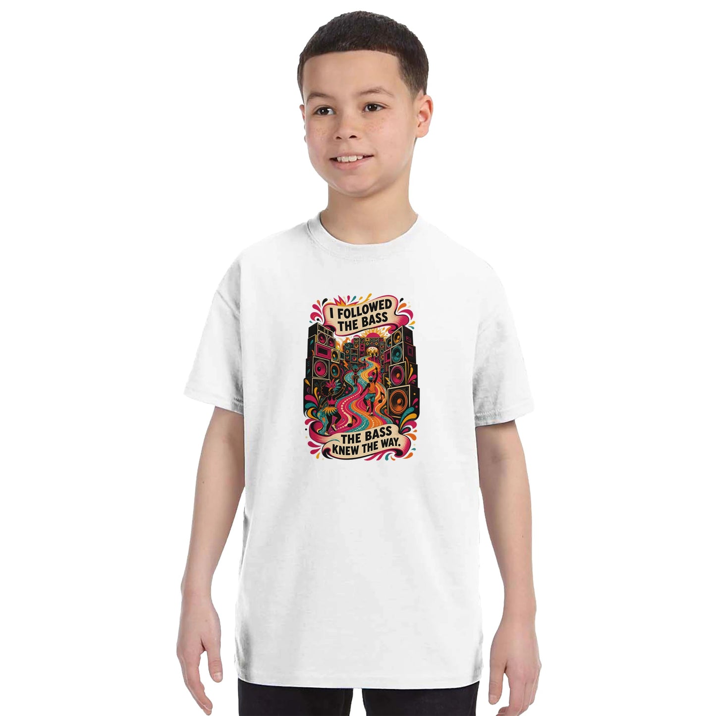 I Followed the Bass Kids' T-shirt — product view 3