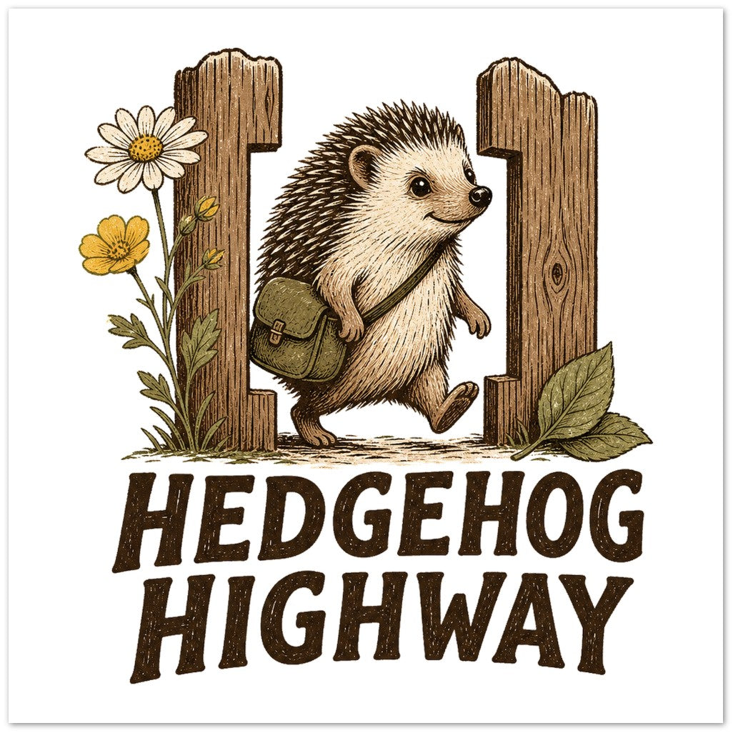 Hedgehog Highway Garden Graphic Greeting Card Pack — product view 2