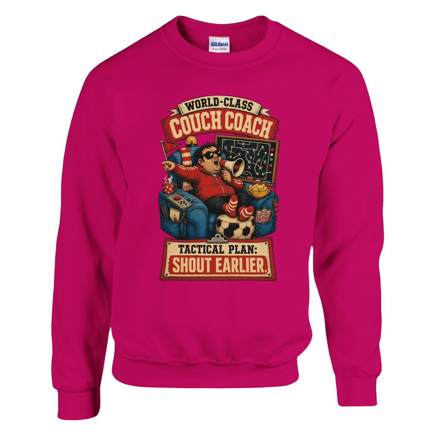 World-Class Couch Coach Sweatshirt — product view 2