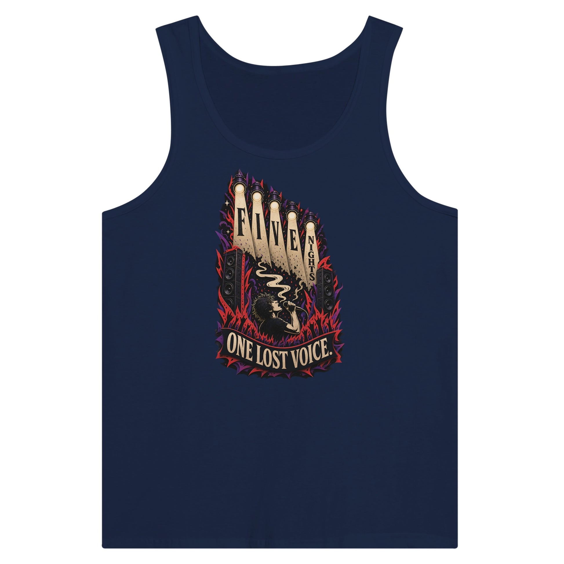 Five Nights, One Lost Voice Premium Unisex Tank Top — product view 9