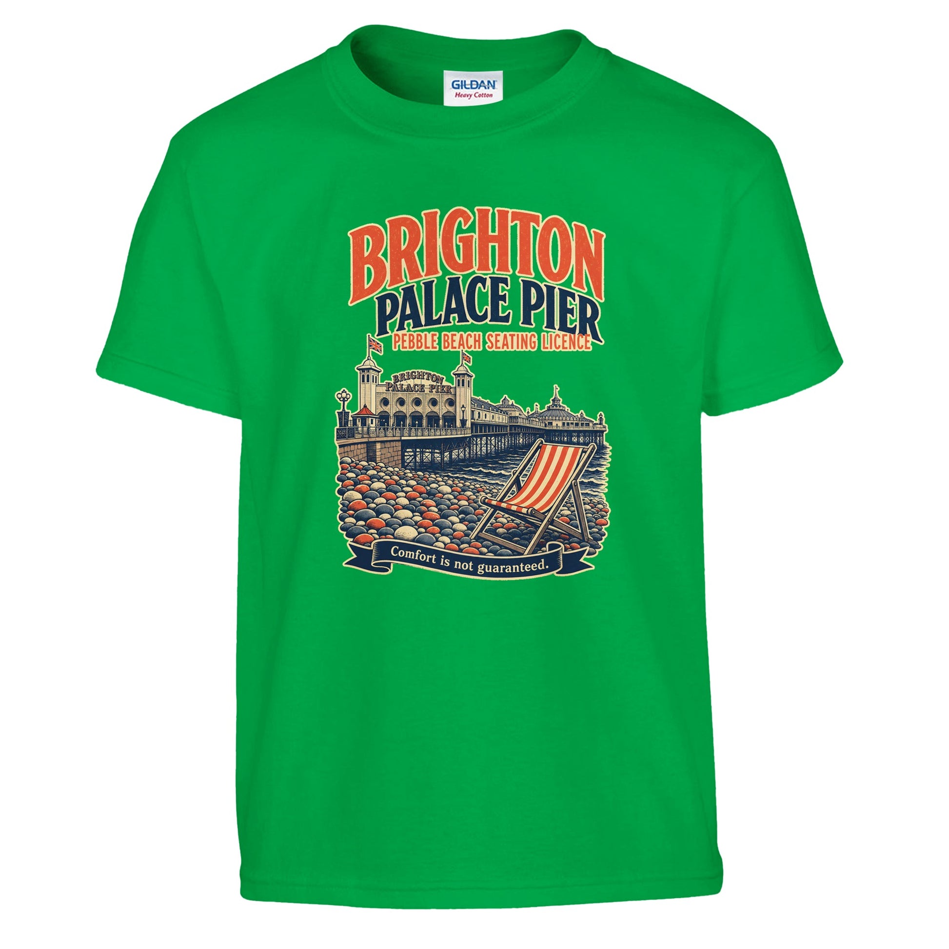 Brighton Pebble Beach Seating Licence Kids' T-shirt — product view 8
