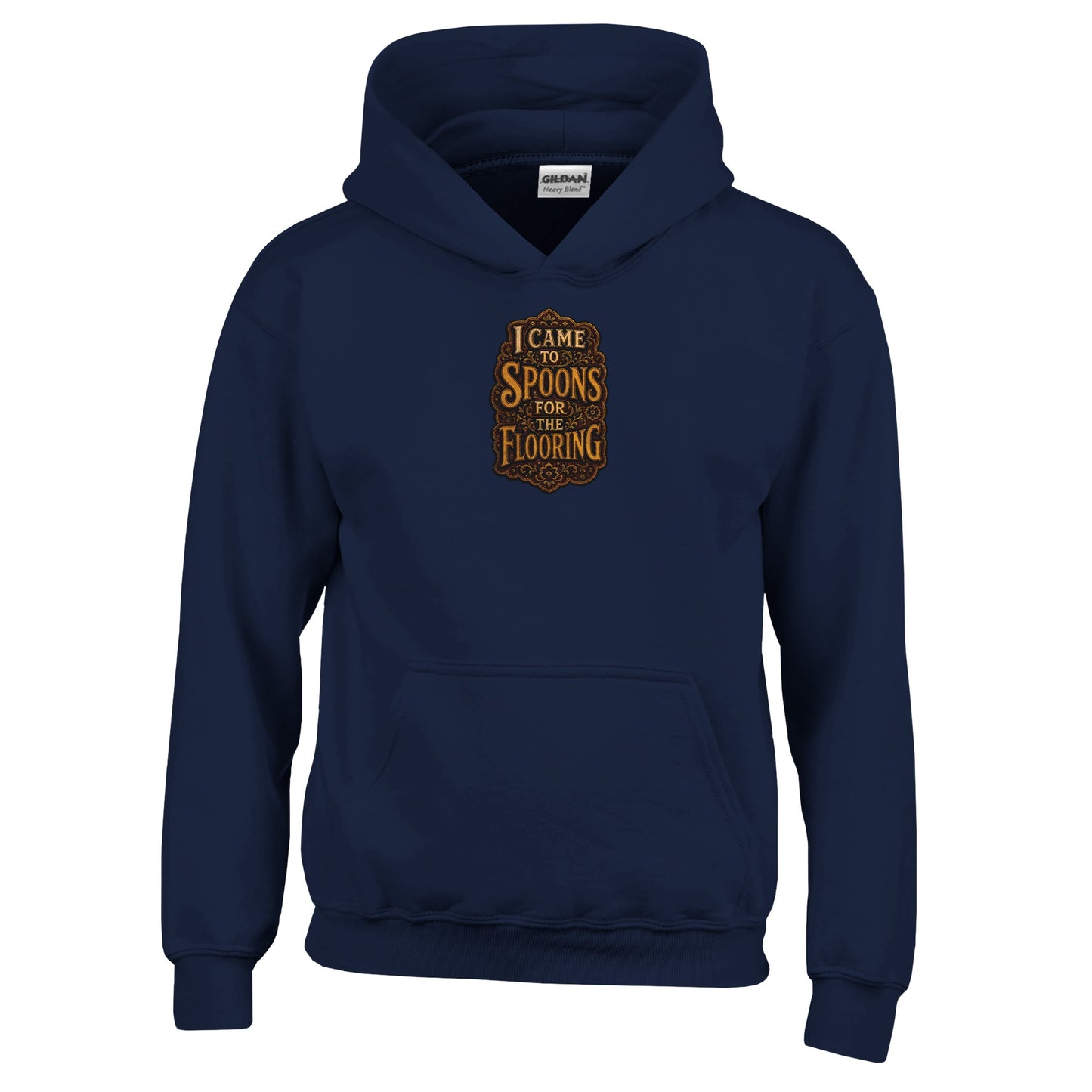 I Came to Spoons for the Flooring Kids' Hoodie — product view 7