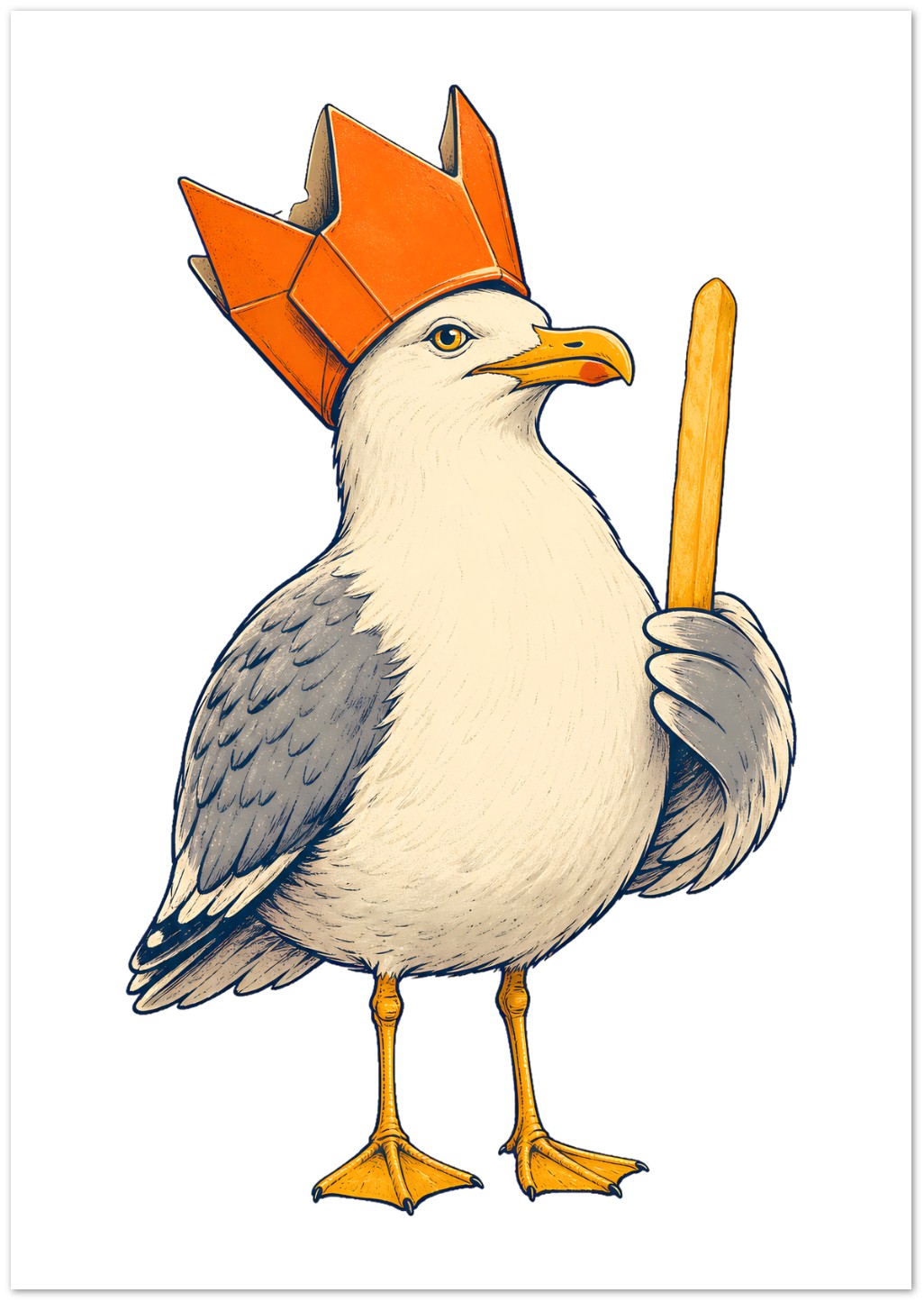 The Chip Crown Gull Greeting Card Pack — product view 2