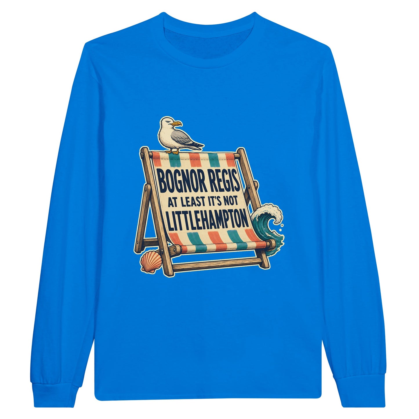 Bognor Regis — At Least It's Not Littlehampton Long-Sleeve T-shirt — product view 3