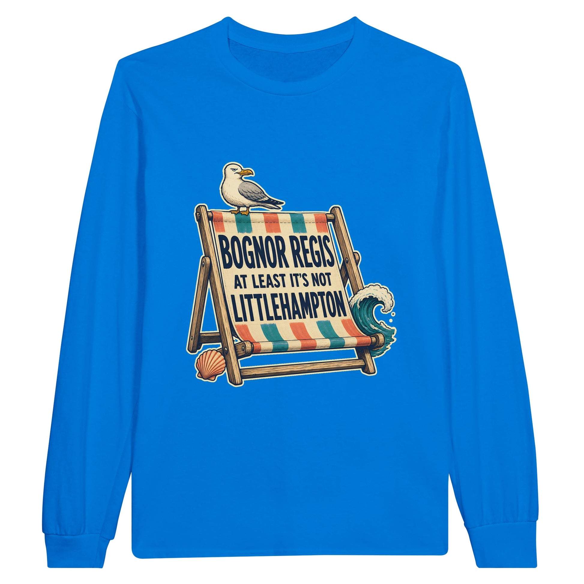 Bognor Regis — At Least It's Not Littlehampton Long-Sleeve T-shirt — product view 3