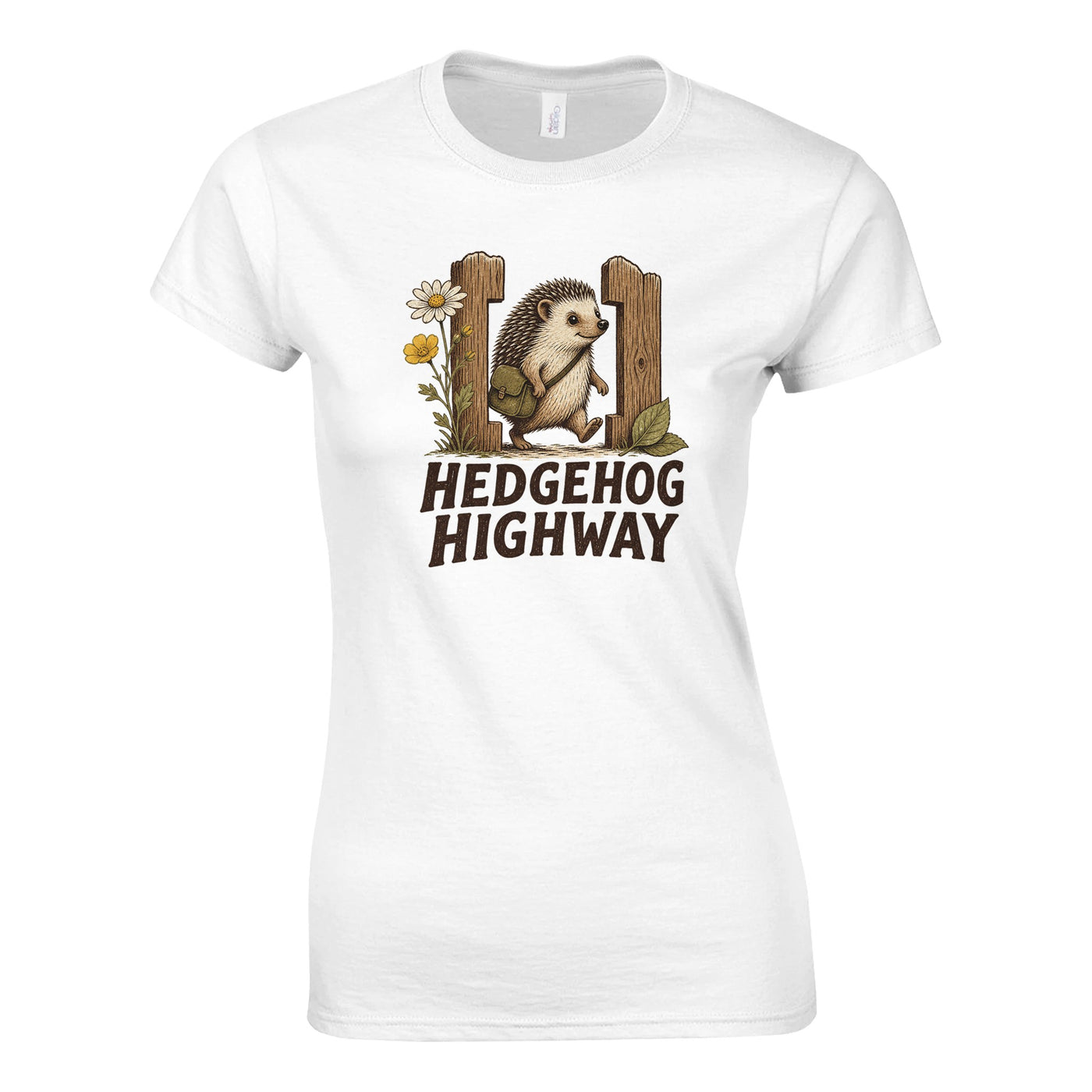 Hedgehog Highway Garden Graphic Women's T-shirt