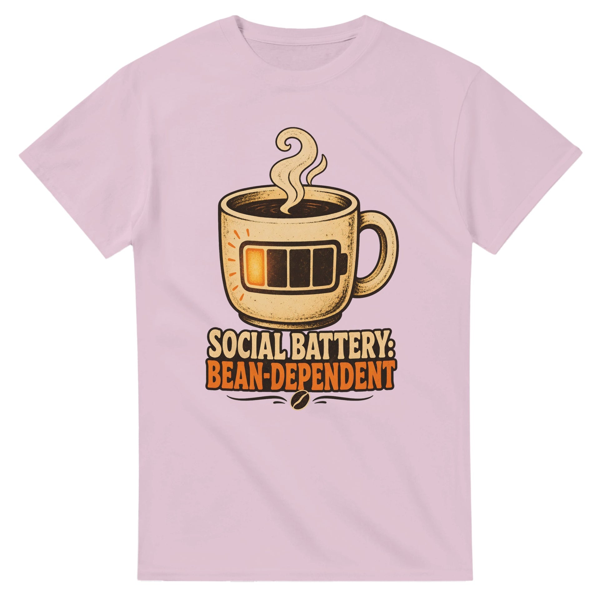 Social Battery: Bean-Dependent Graphic T-shirt — product view 4