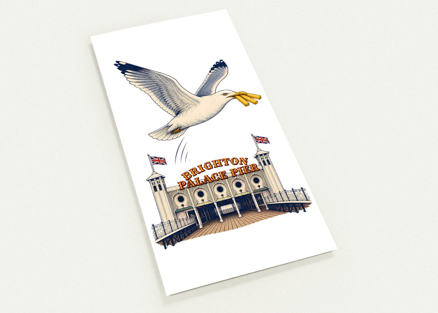 Brighton Palace Pier Chip Heist Postcard Pack — product view 1