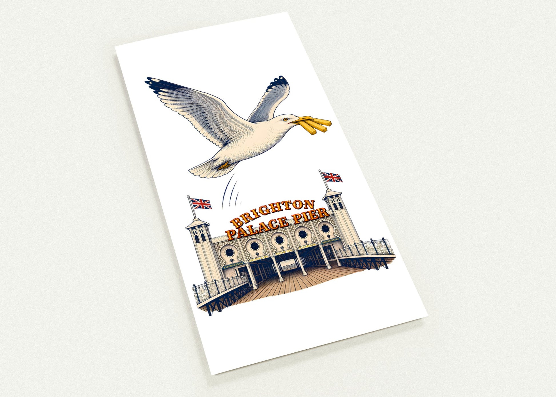 Brighton Palace Pier Chip Heist Postcard Pack — product view 1