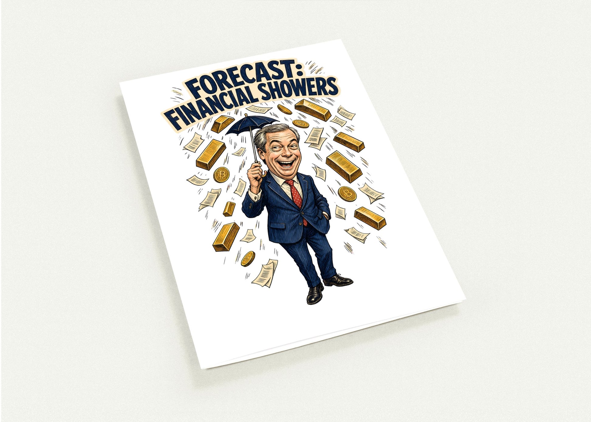 Forecast: Financial Showers Greeting Card Pack — product view 4