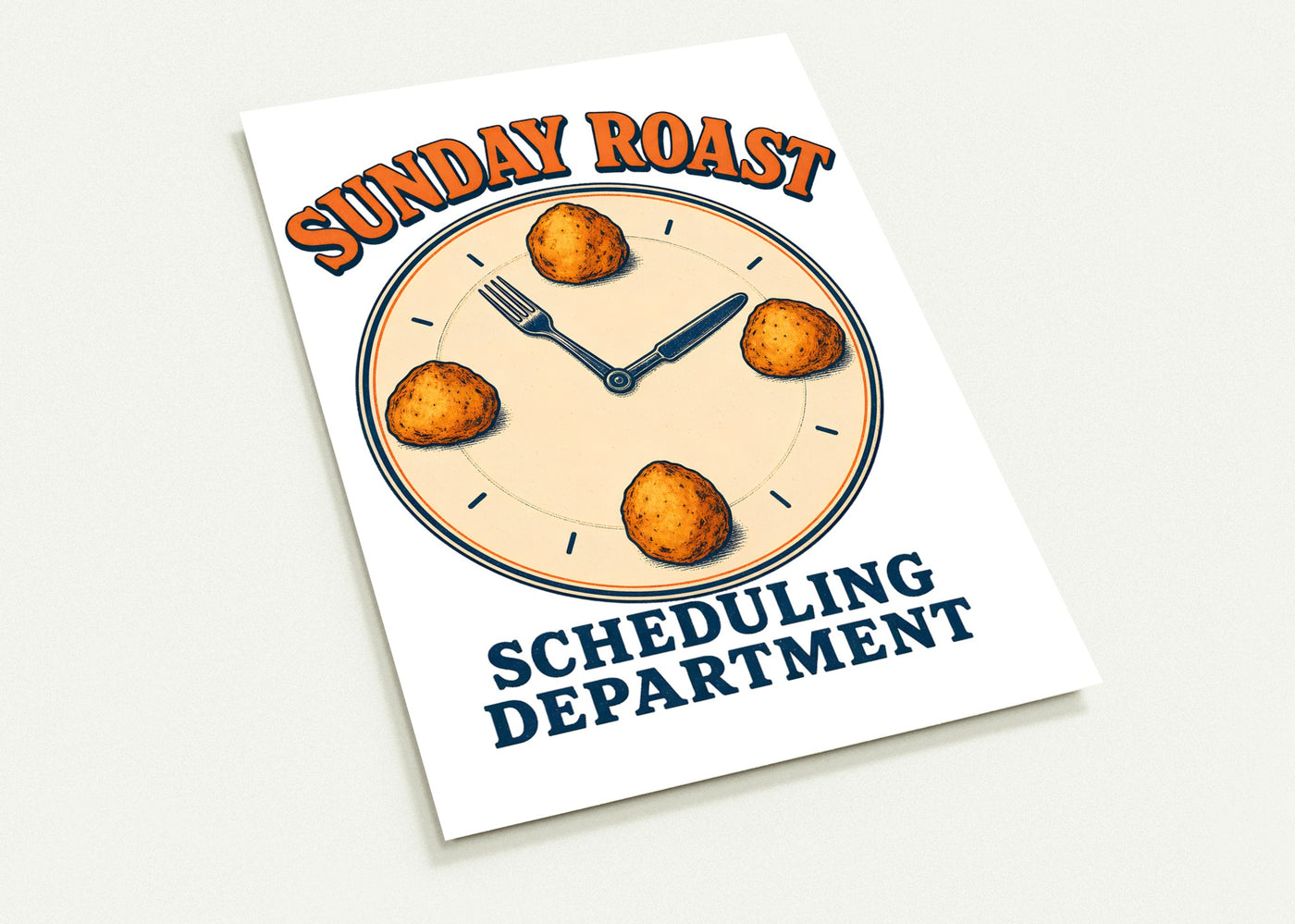 Sunday Roast Scheduling Department Postcard Pack