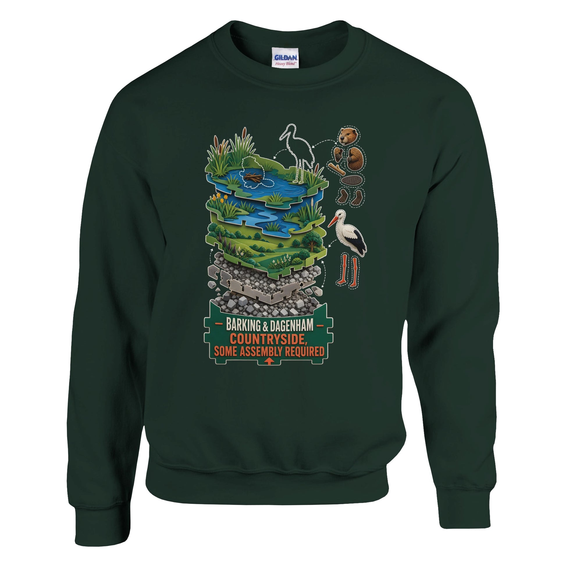 Barking & Dagenham Countryside Sweatshirt — product view 4