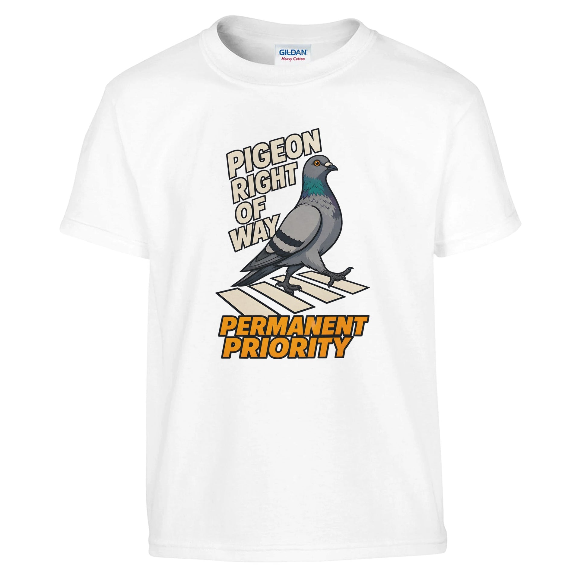 Pigeon Right of Way Kids' T-shirt — product view 1