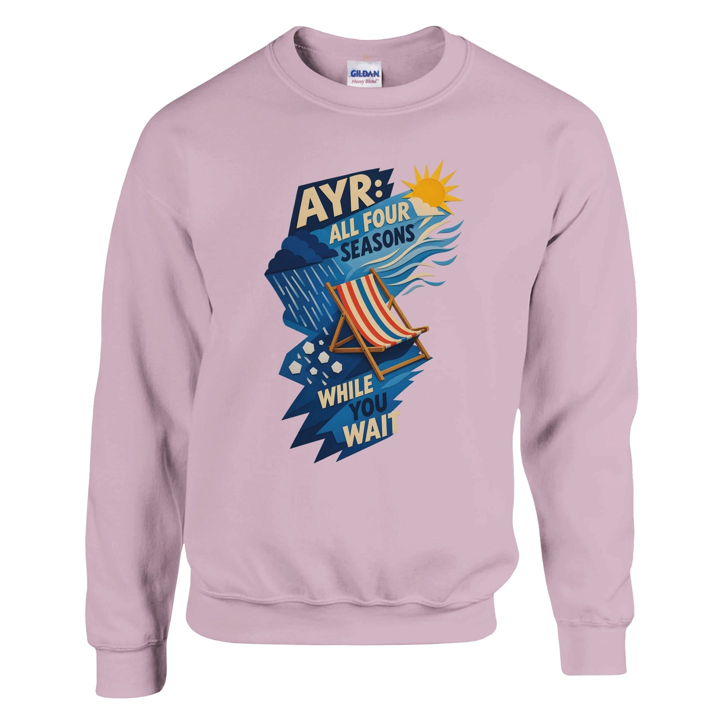 Ayr: All Four Seasons While You Wait Sweatshirt — product view 9